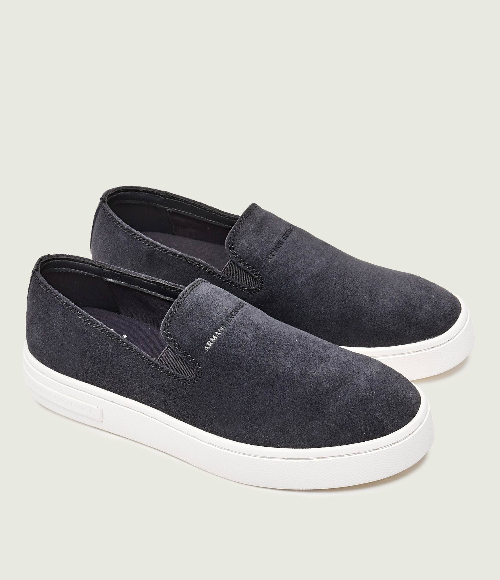 Armani Exchange Slip on | piele întoarsă