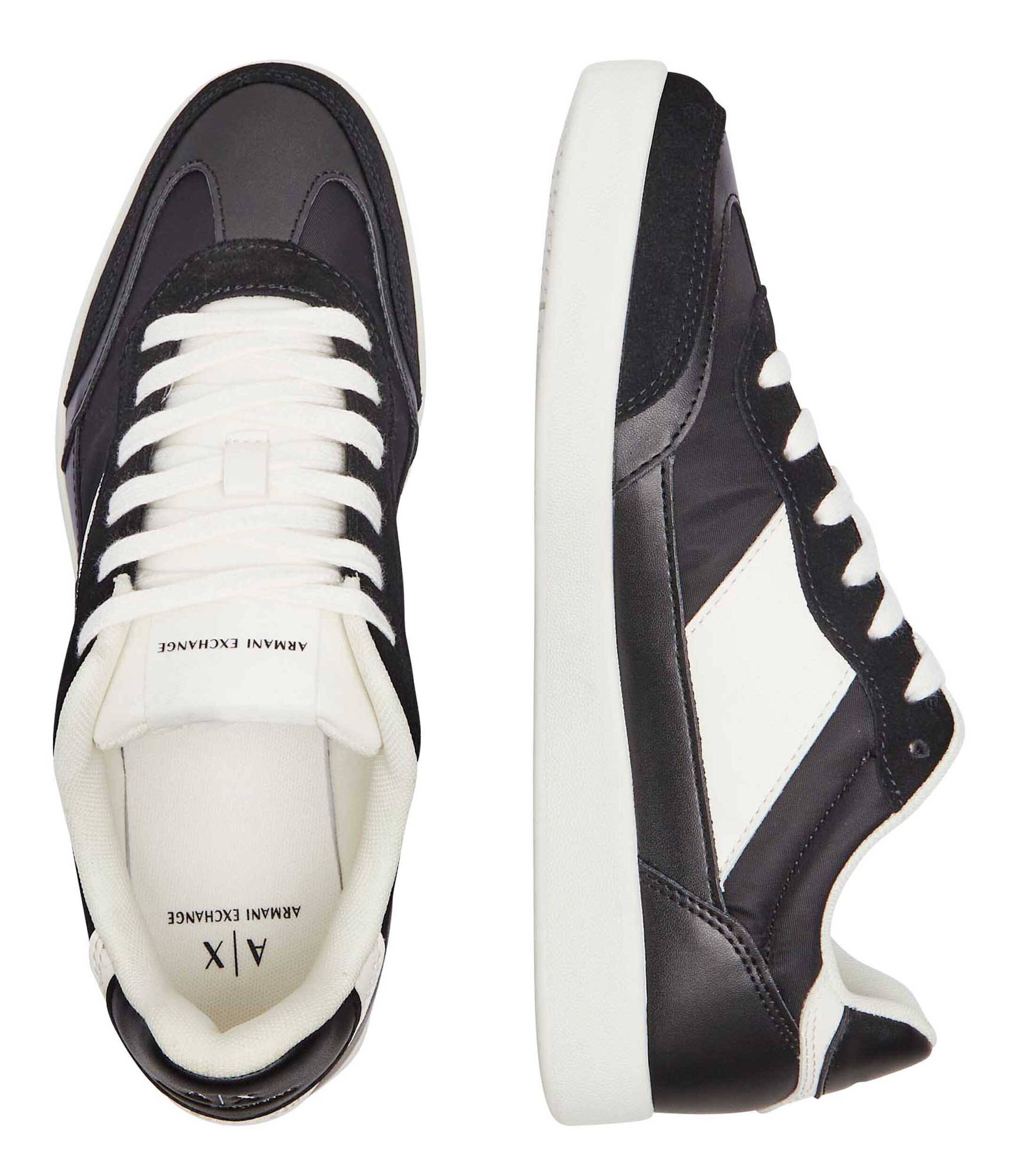 Armani Exchange Sneakers cu adaos de piele