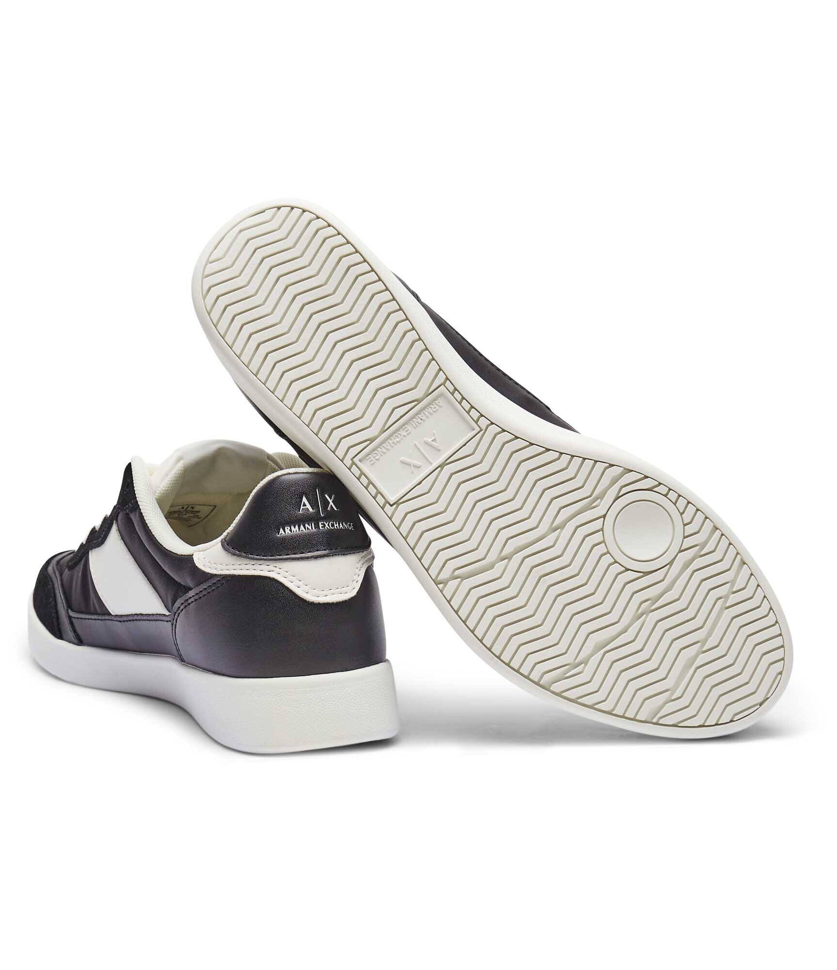 Armani Exchange Sneakers cu adaos de piele