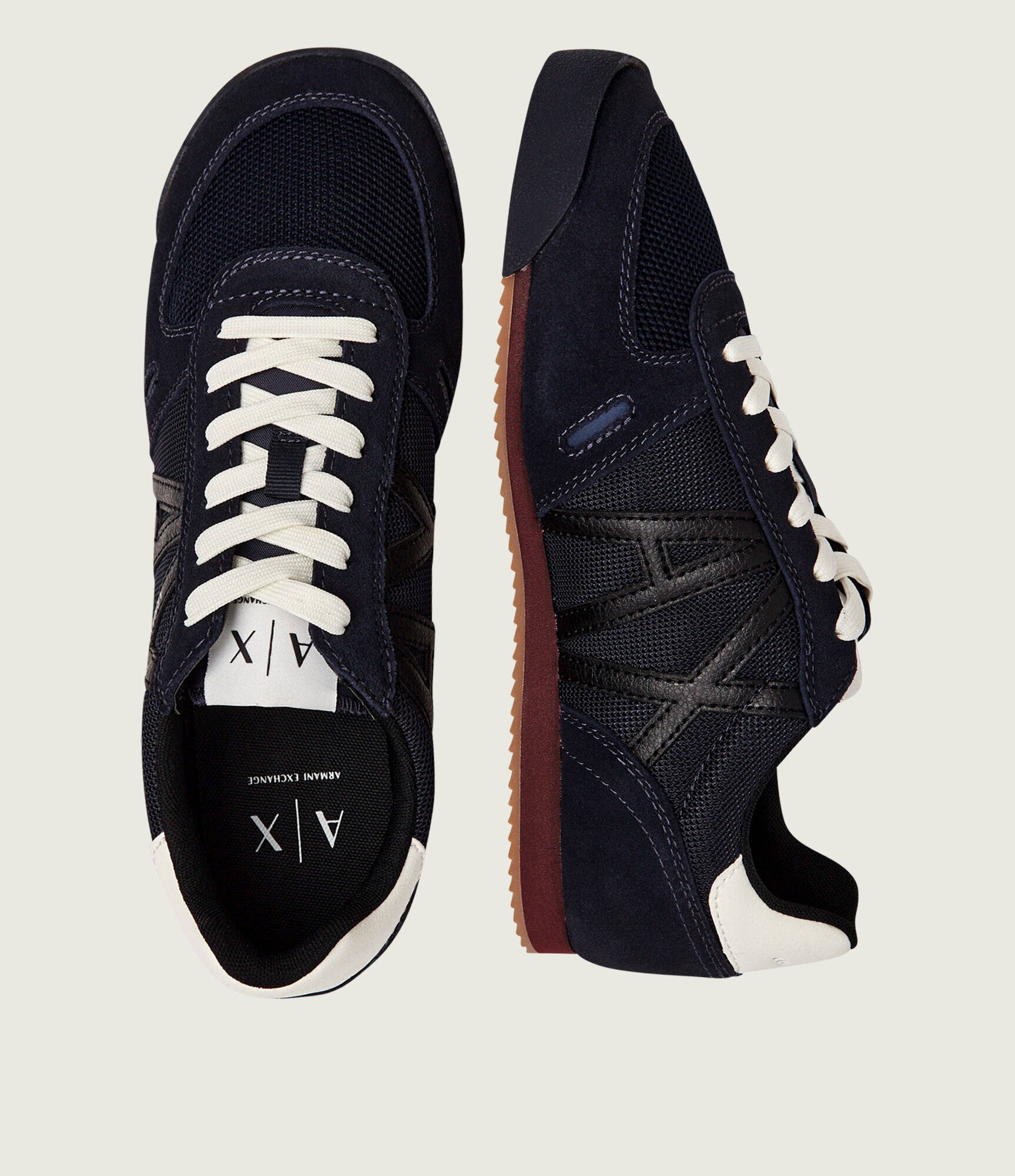Armani Exchange Sneakers | piele întoarsă