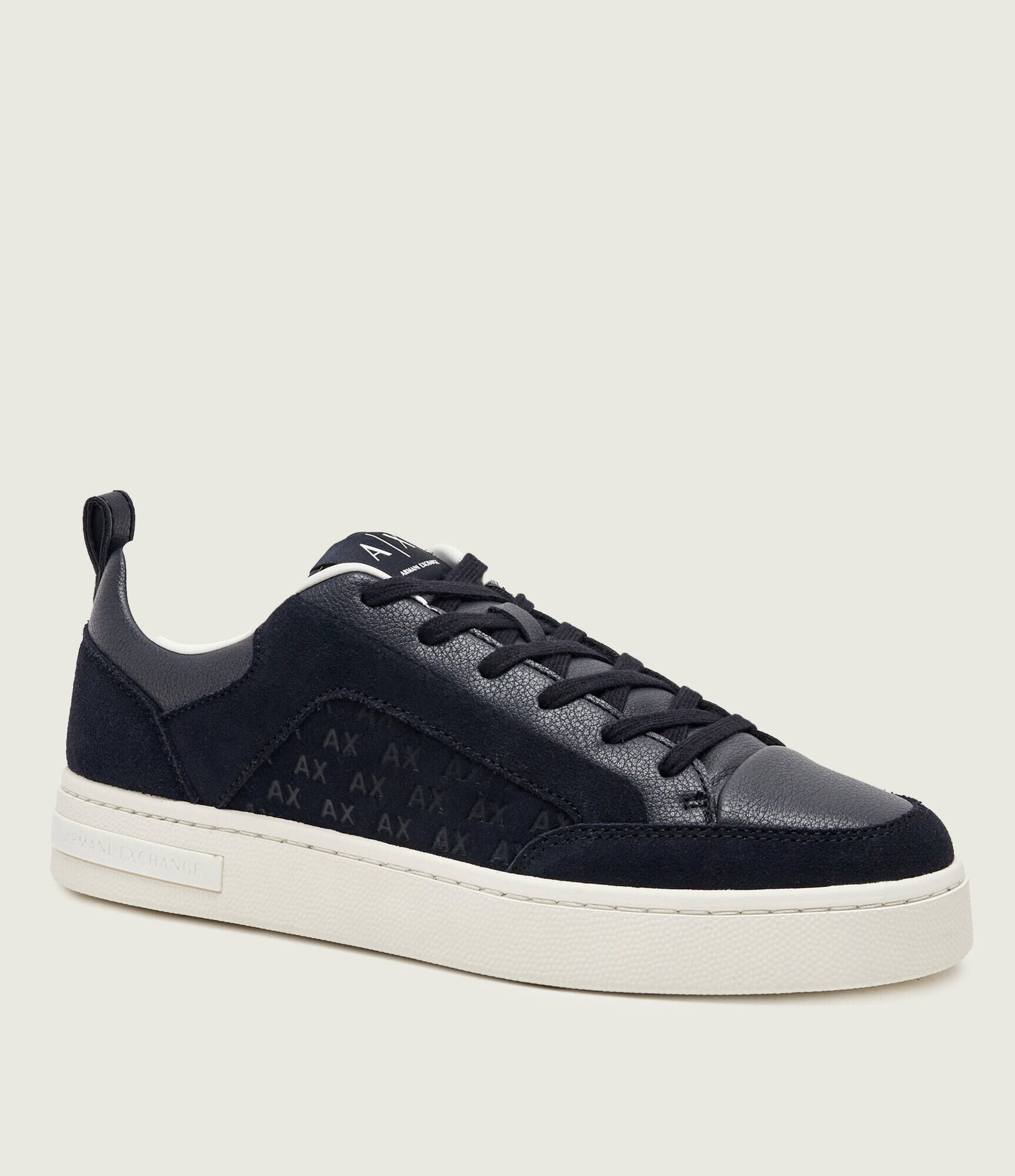 Armani Exchange Teniși din piele | piele întoarsă