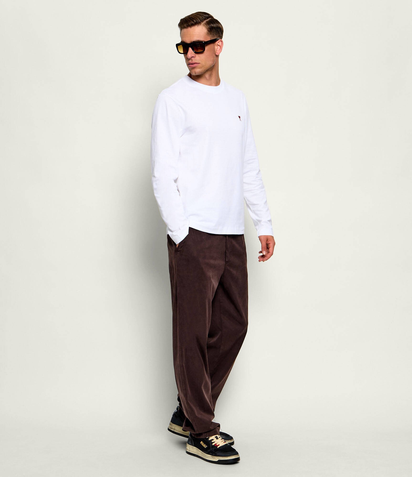 Autry Sneakers Sup Vint cu adaos de piele