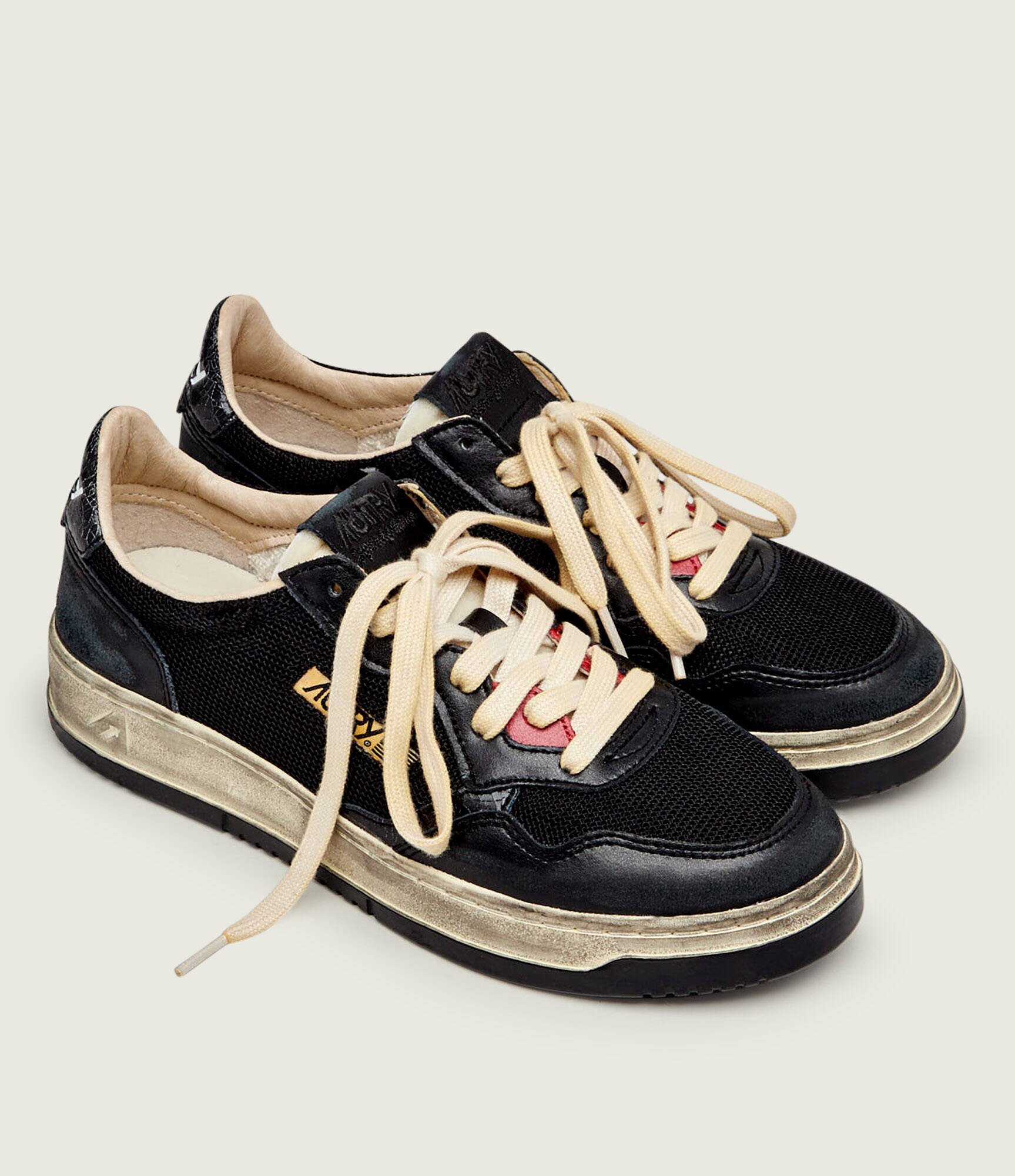 Autry Sneakers Sup Vint cu adaos de piele