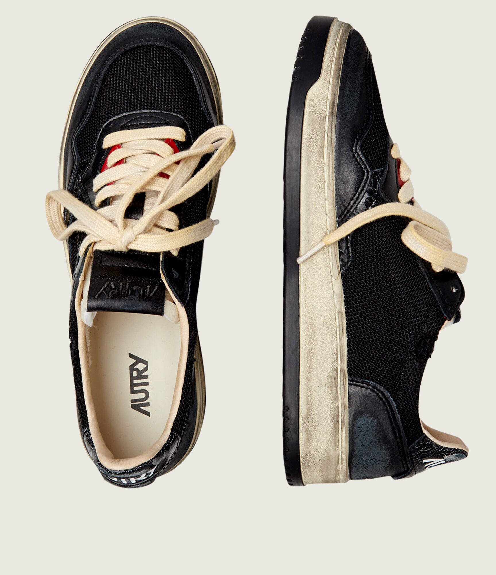 Autry Sneakers Sup Vint cu adaos de piele