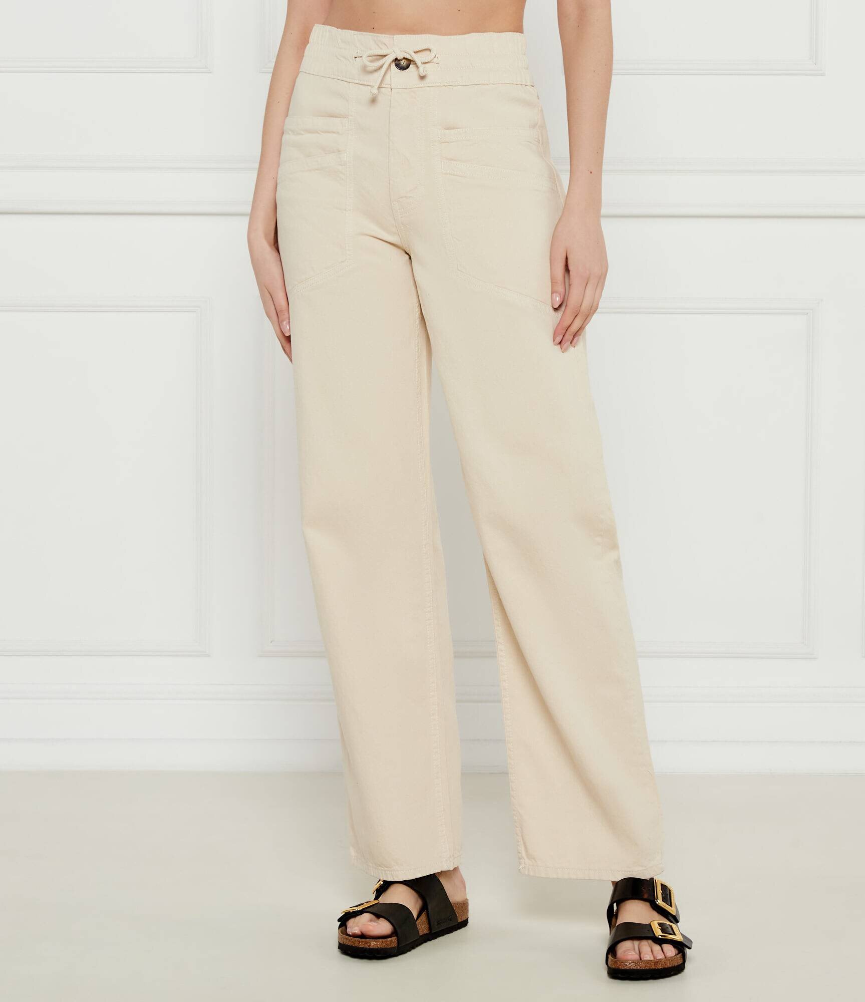 BA&SH Blugi Fima | Relaxed fit | cu adaos de in