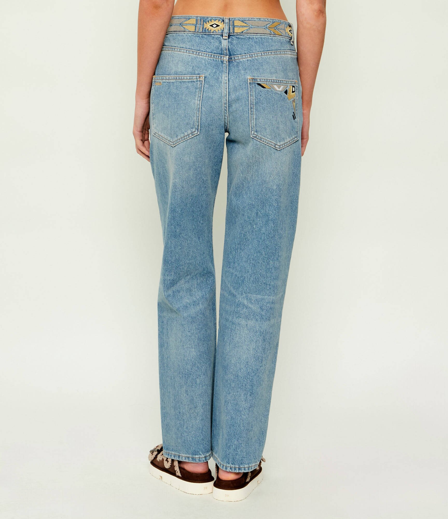 BA&SH Blugi Rizie | Relaxed fit | low rise