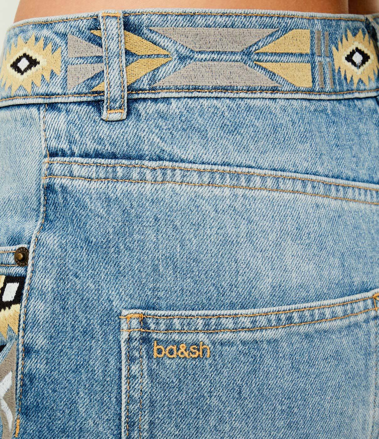 BA&SH Blugi Rizie | Relaxed fit | low rise