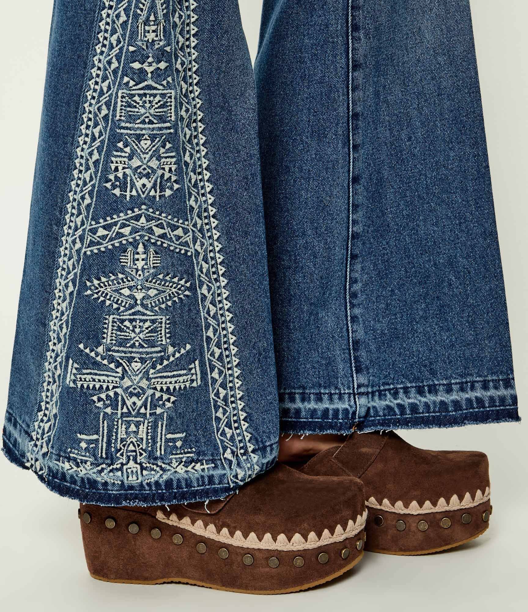 BA&SH Blugi VIVY | flare fit