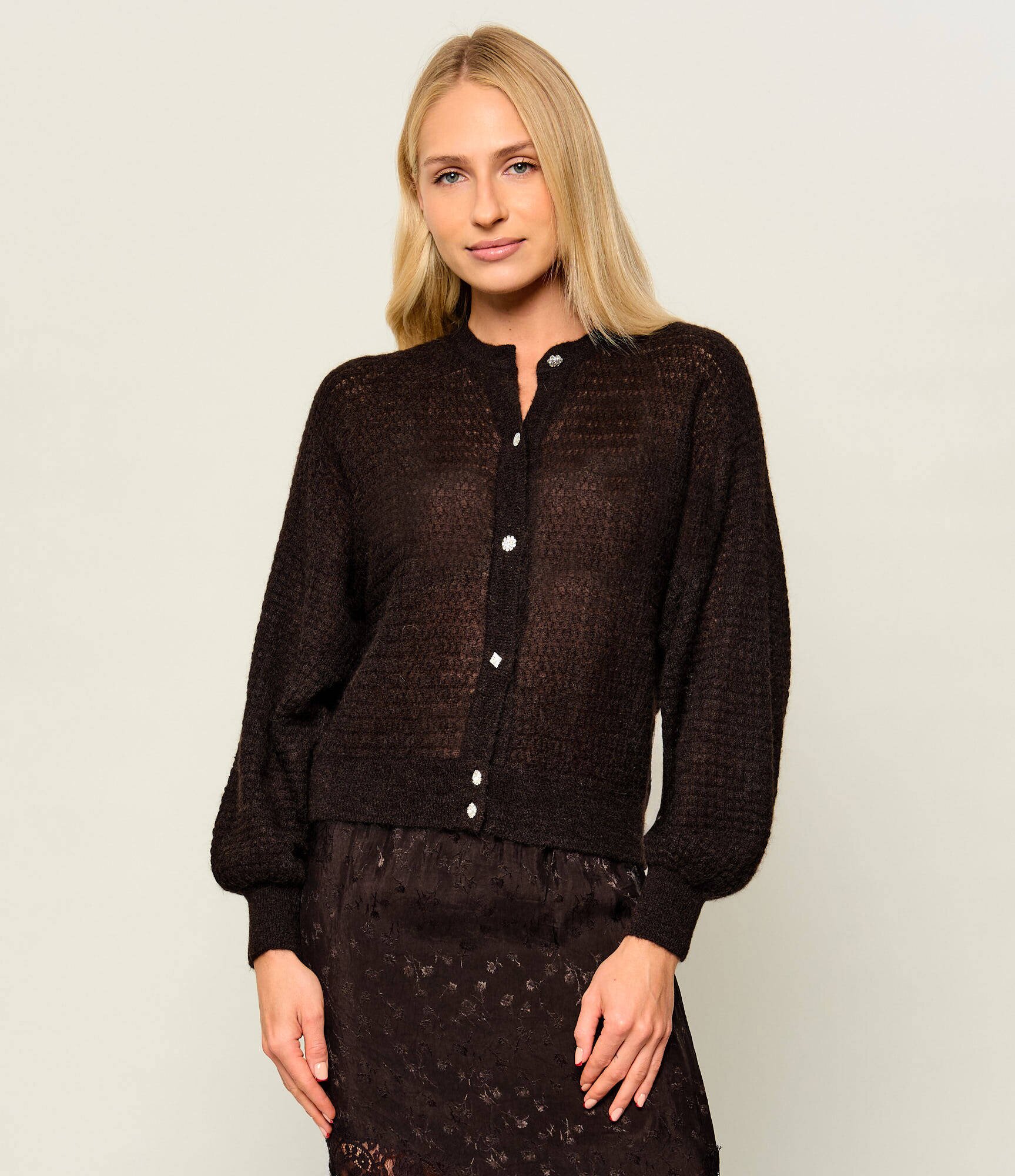 BA&SH De lână cardigan Isolar | Loose fit