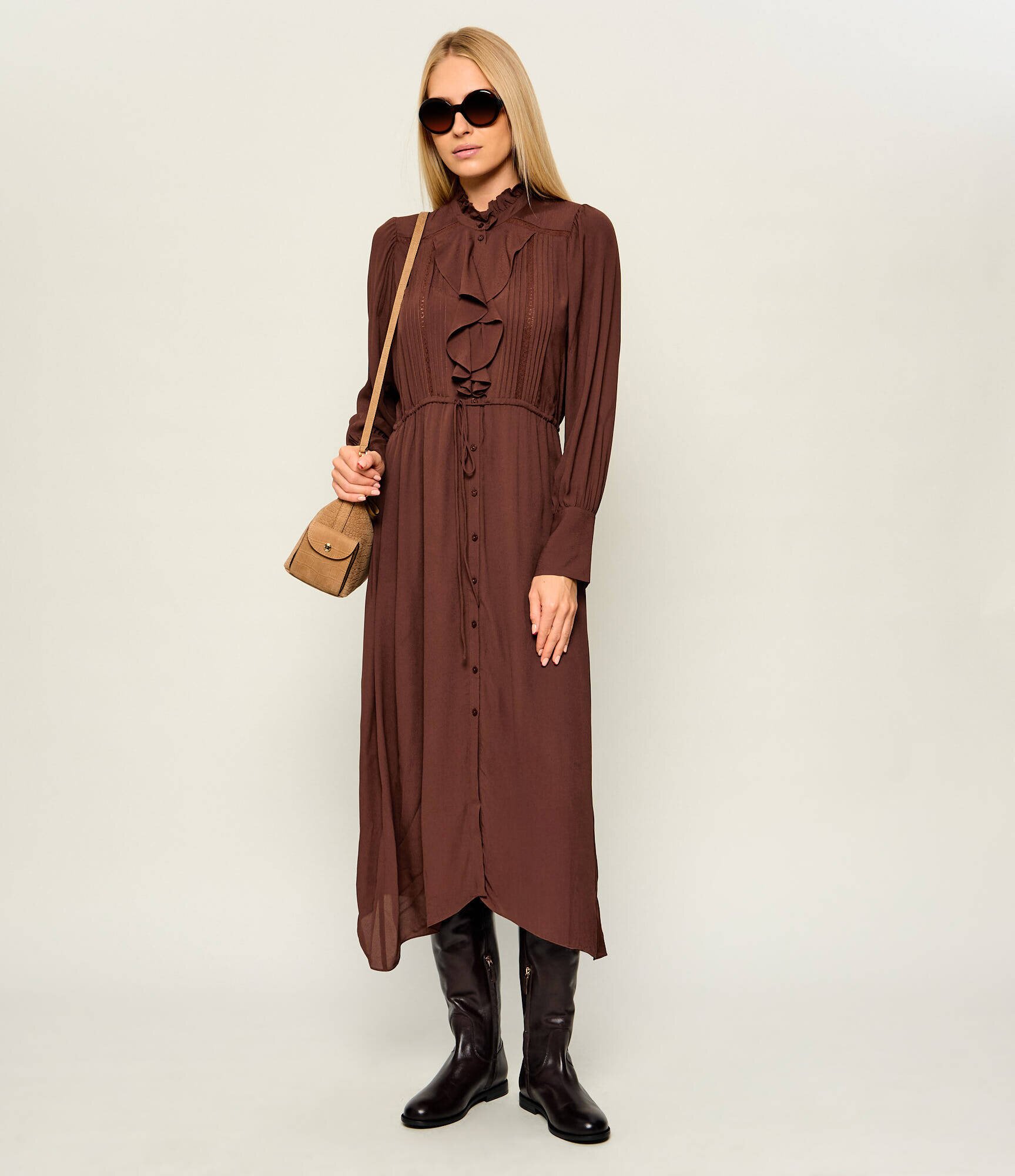 BA&SH Rochie Bruna
