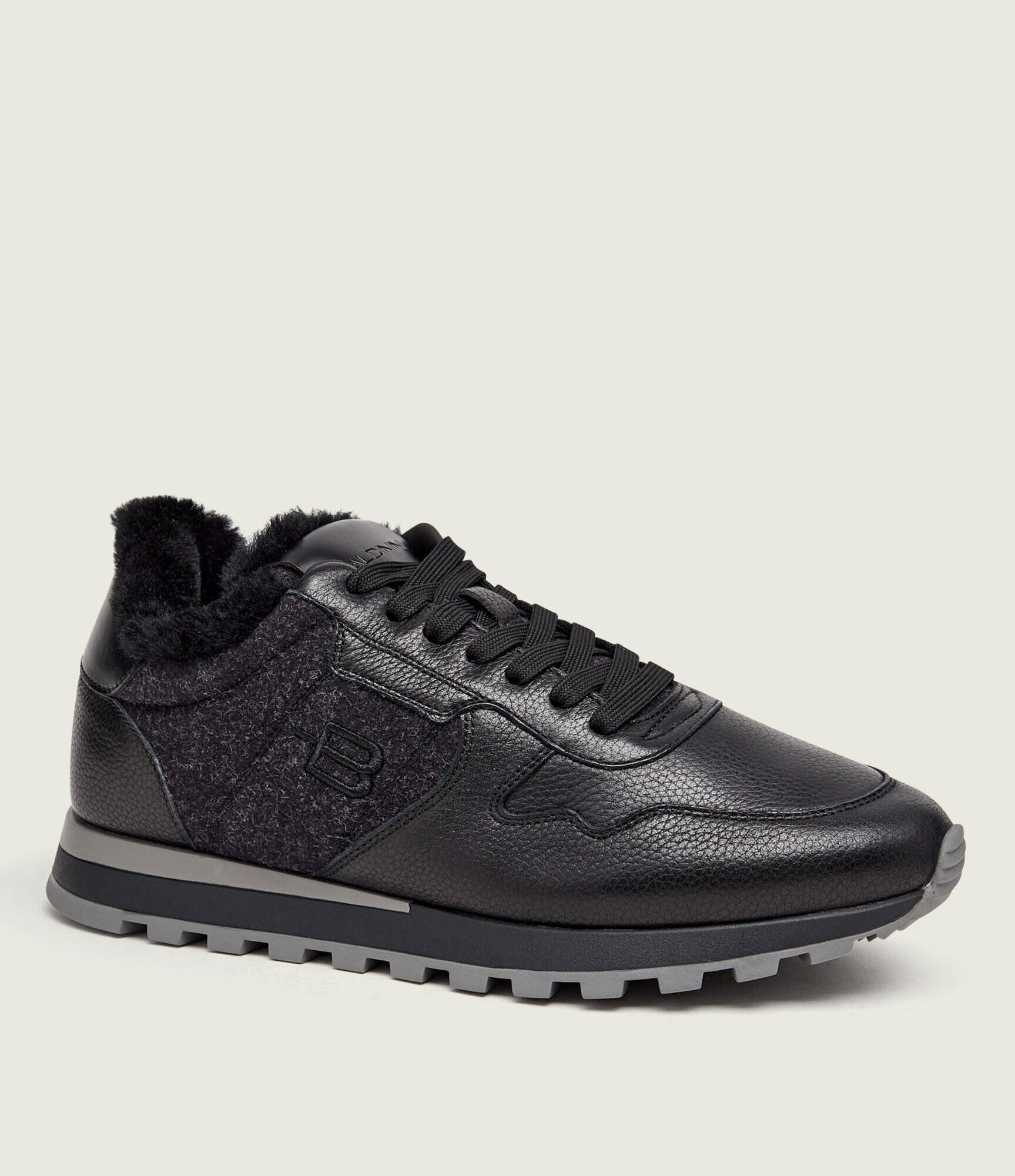 Baldinini De piele căptușite sneakers | shearling cu adaos de lână