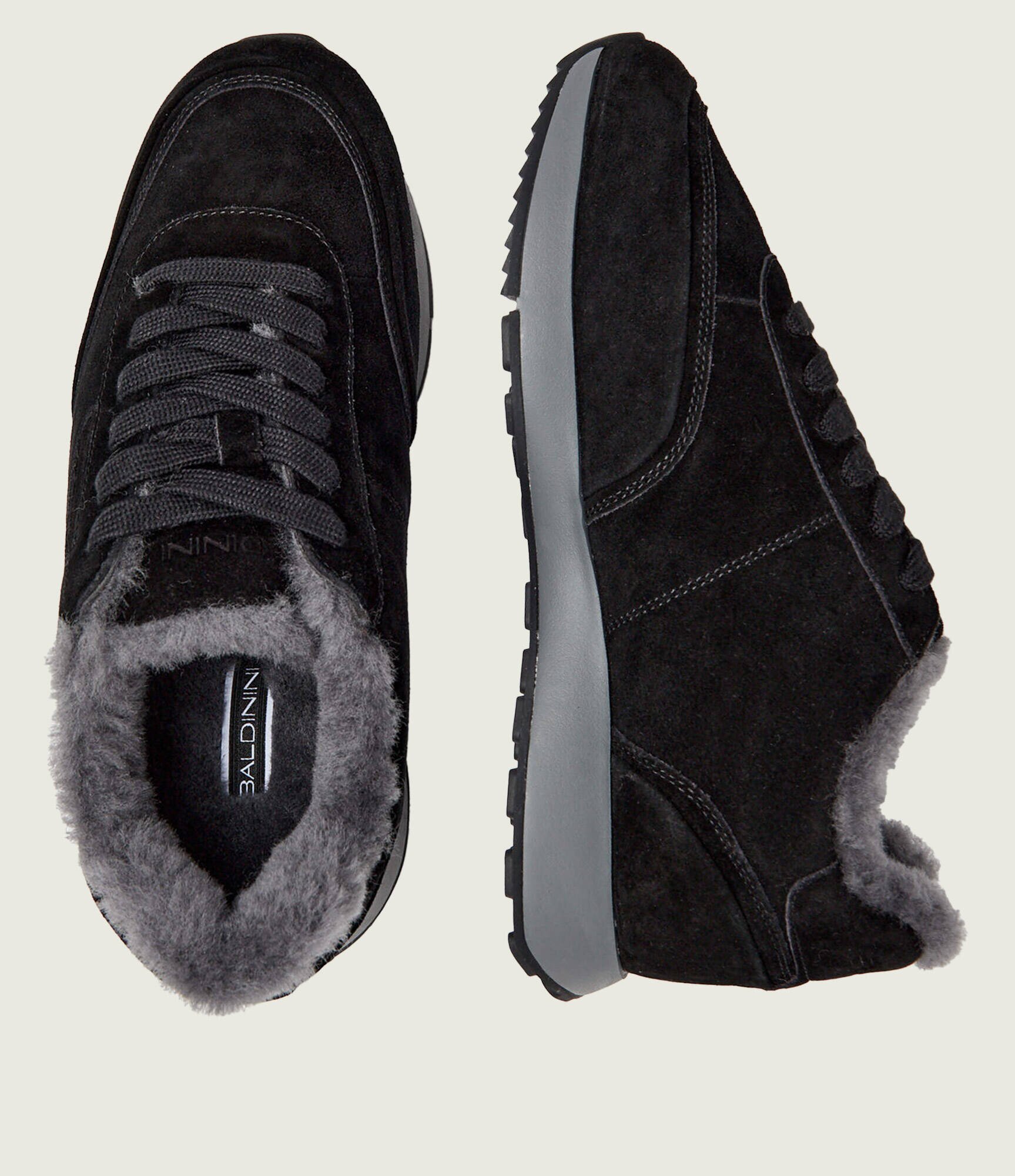 Baldinini Sneakers | piele întoarsă | shearling