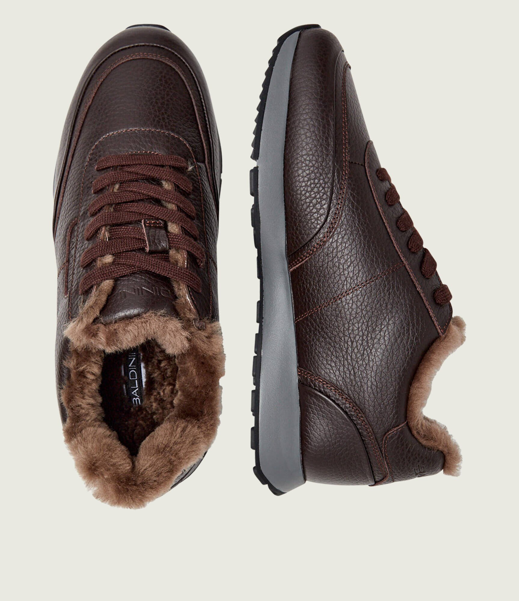 Baldinini Teniși din piele | shearling