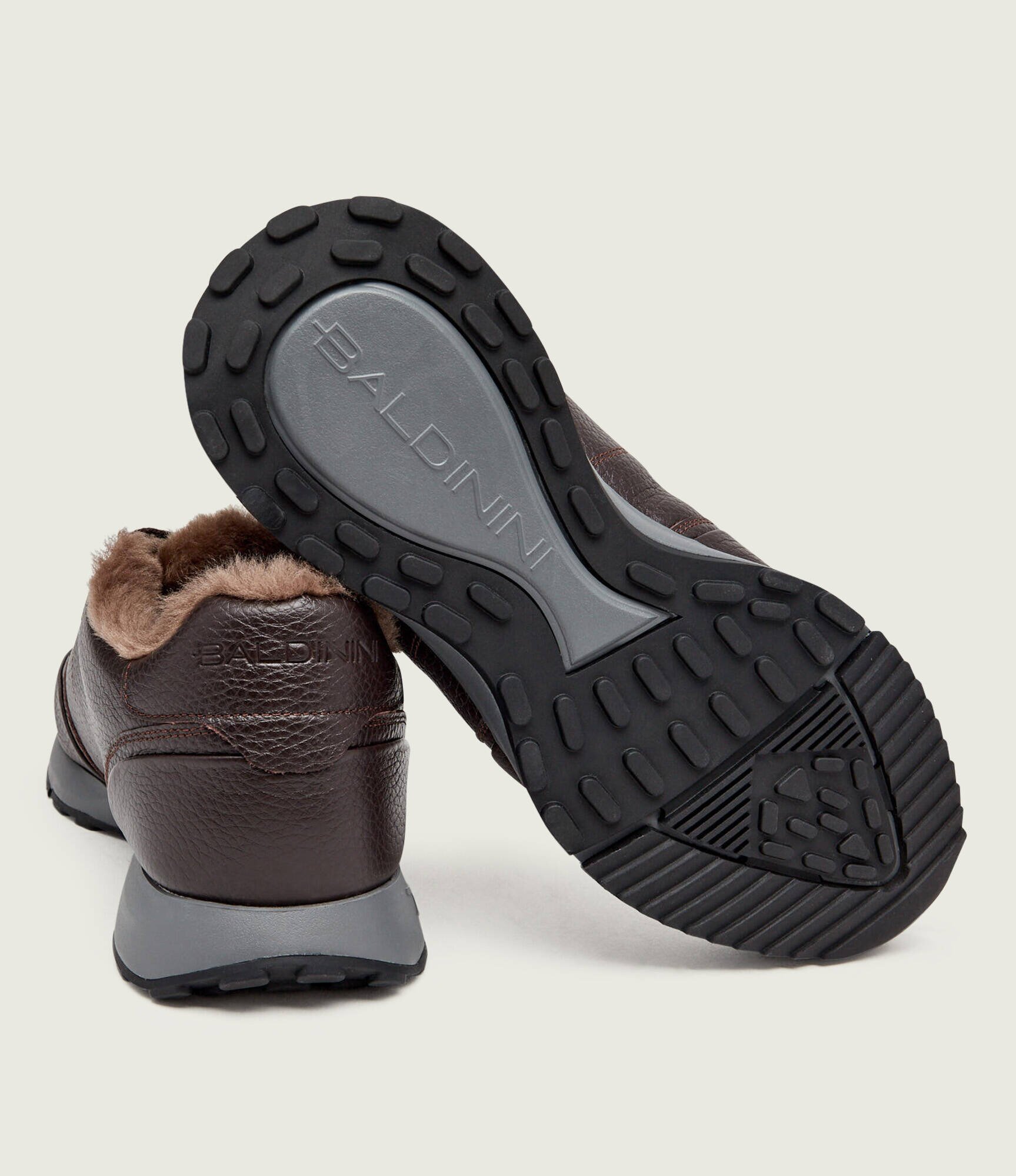 Baldinini Teniși din piele | shearling