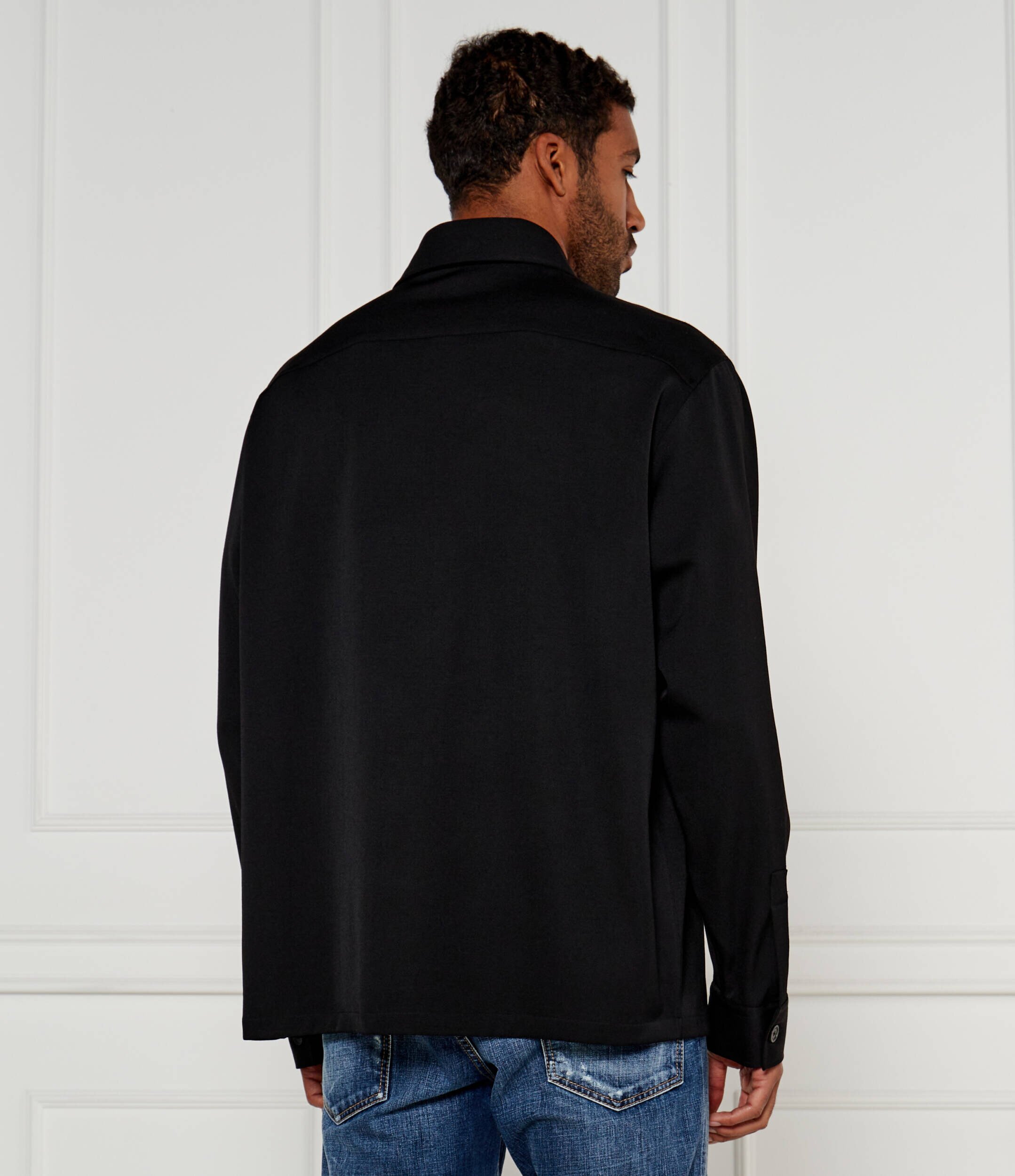 Balmain De lână cămașă | Loose fit