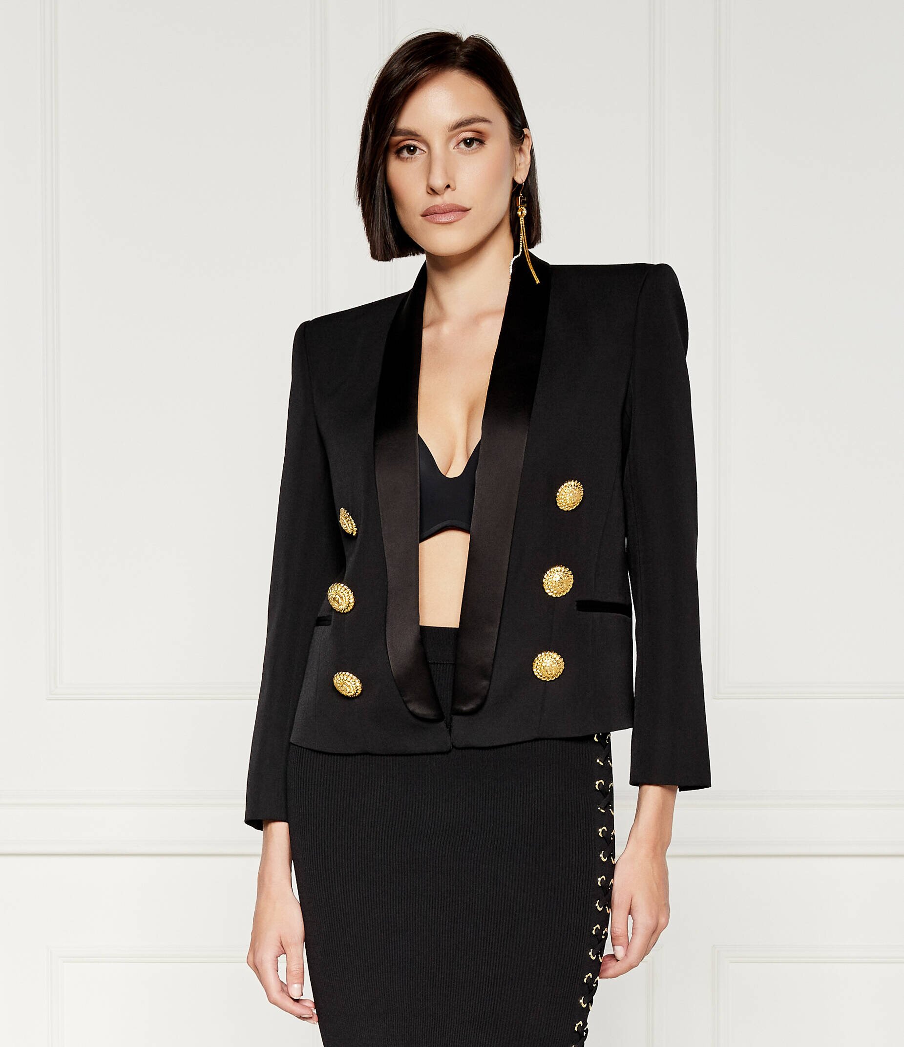 Balmain De lână jachetă | Regular Fit