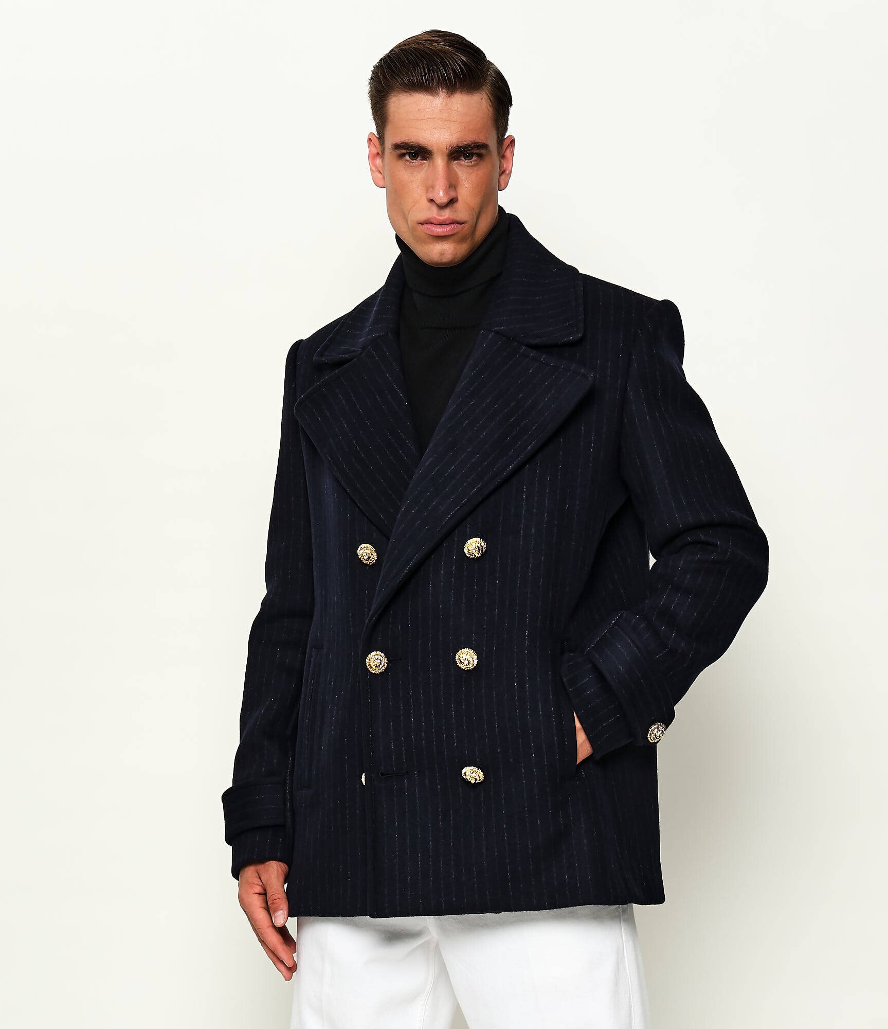 Balmain De lână palton