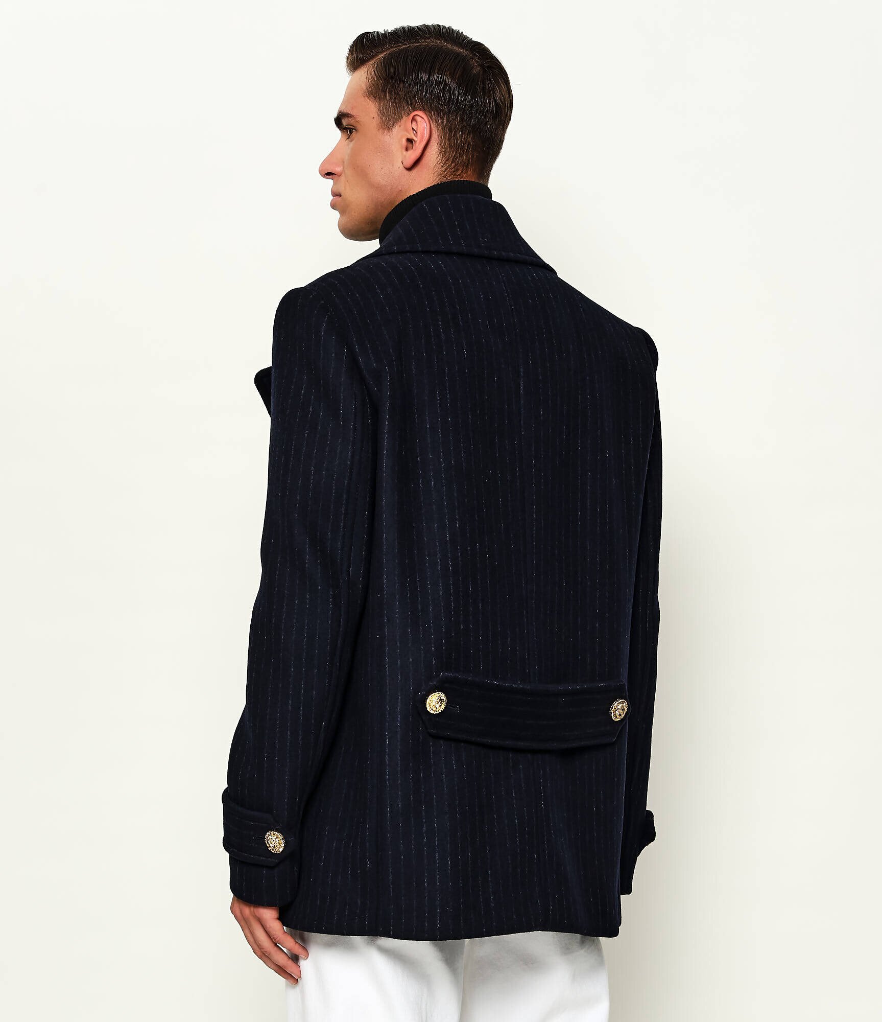 Balmain De lână palton