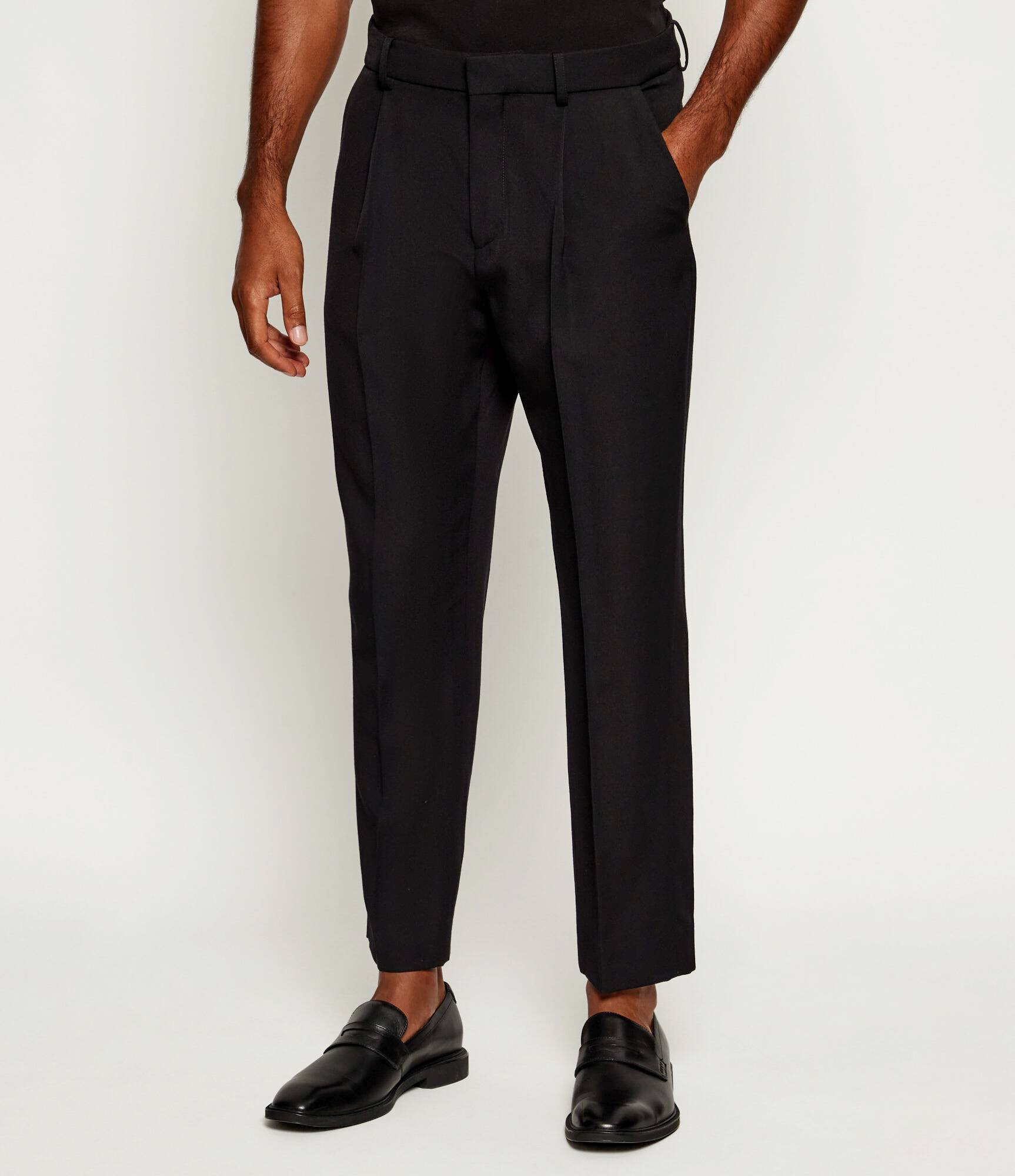 Balmain De lână pantaloni chino | Straight fit