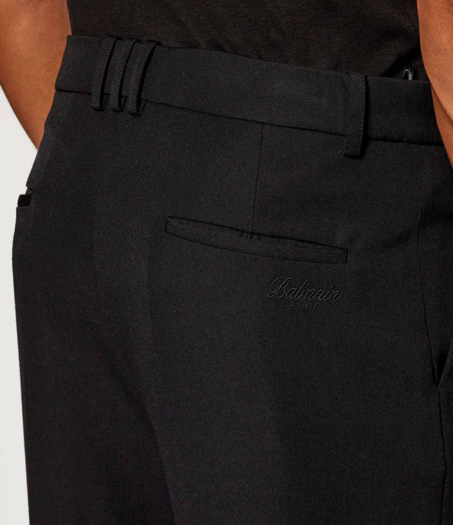 Balmain De lână pantaloni chino | Straight fit