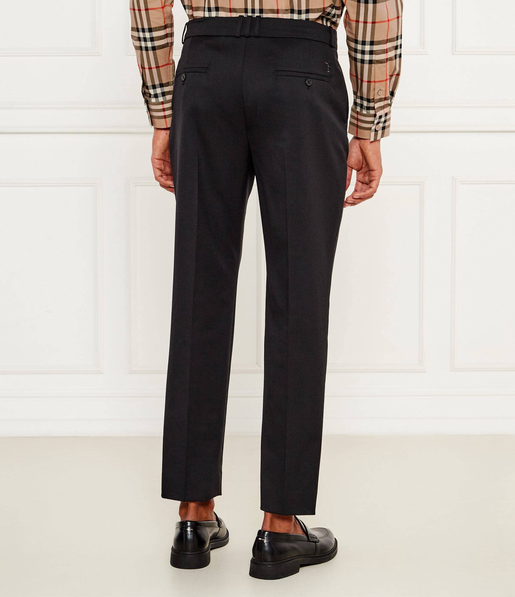 Balmain De lână pantaloni | Classic fit