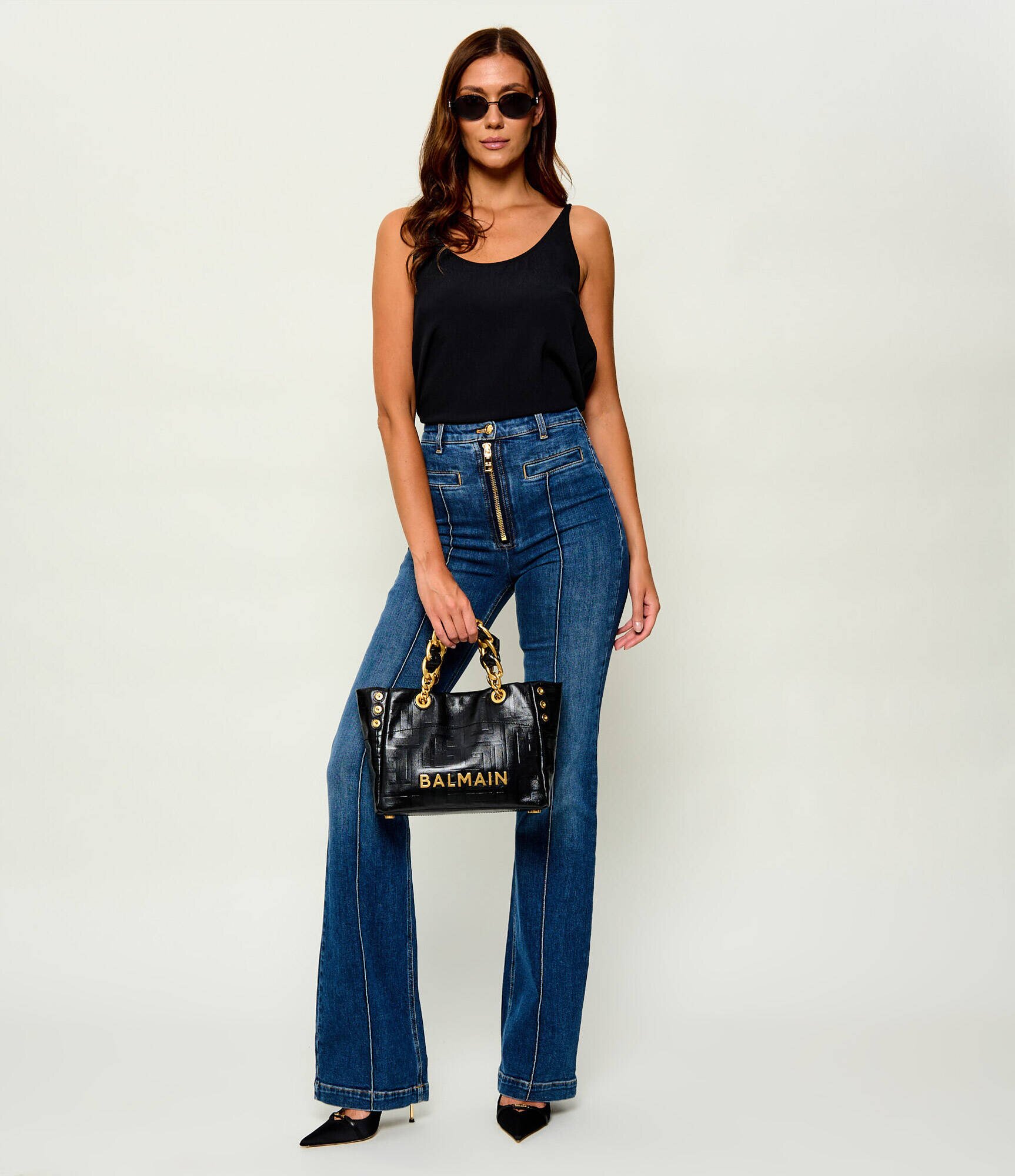 Balmain De piele geantă pe umăr Endora 28