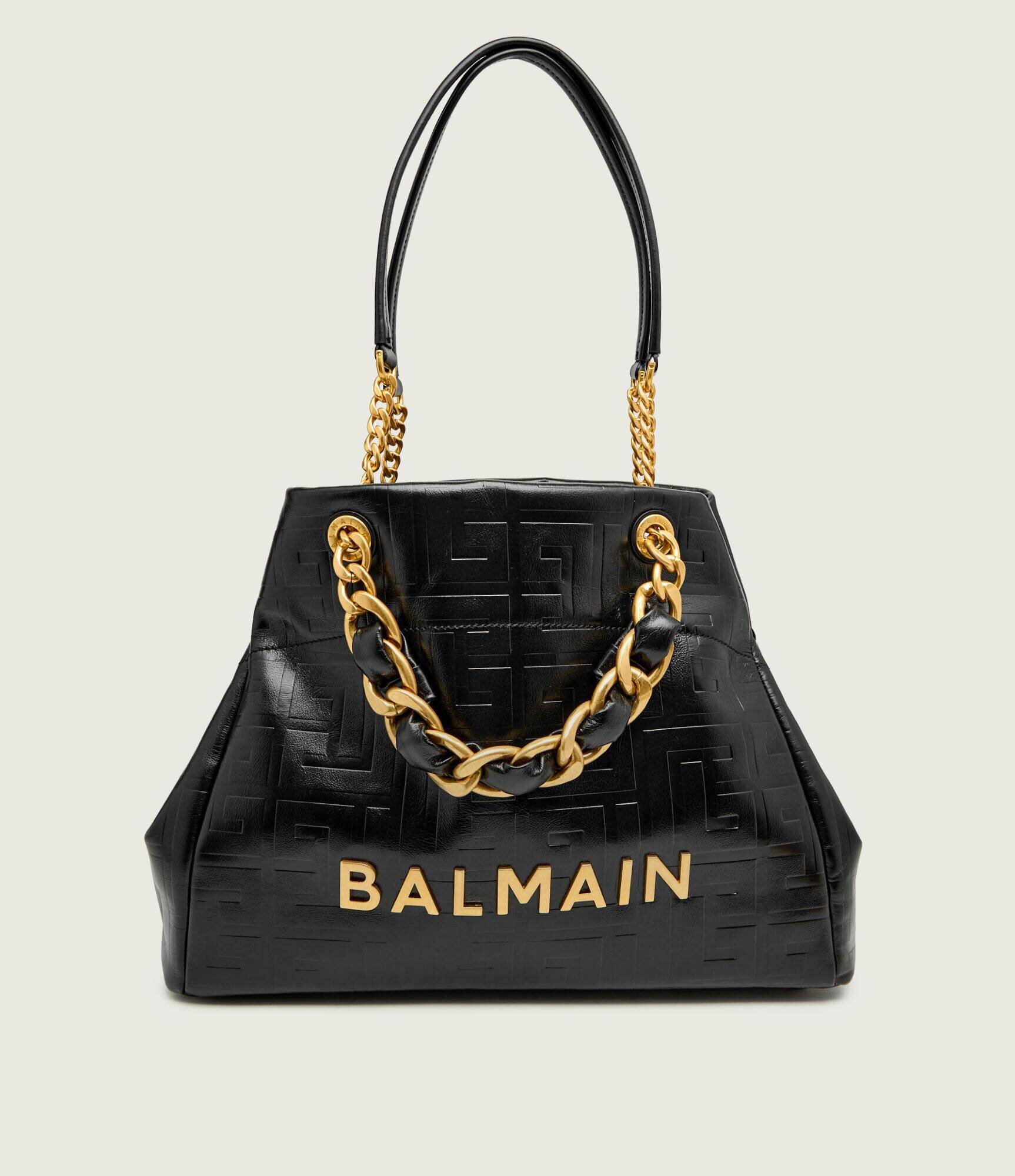 Balmain De piele geantă shopper 1945 SOFT