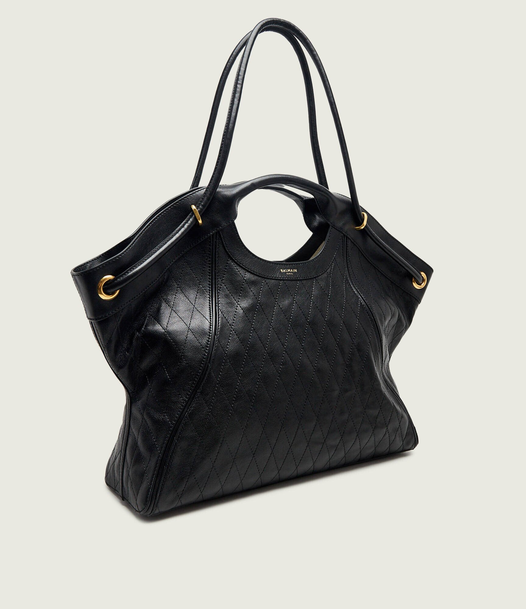 Balmain De piele geantă shopper + borsetă
