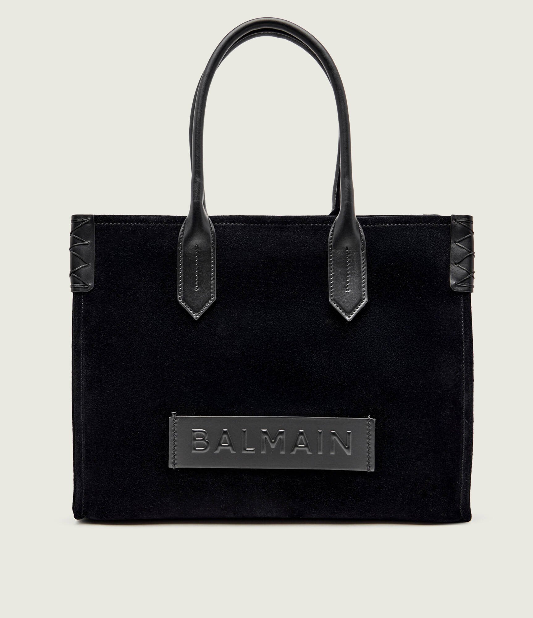 Balmain Geantă shopper B-ARMY 36 | piele întoarsă
