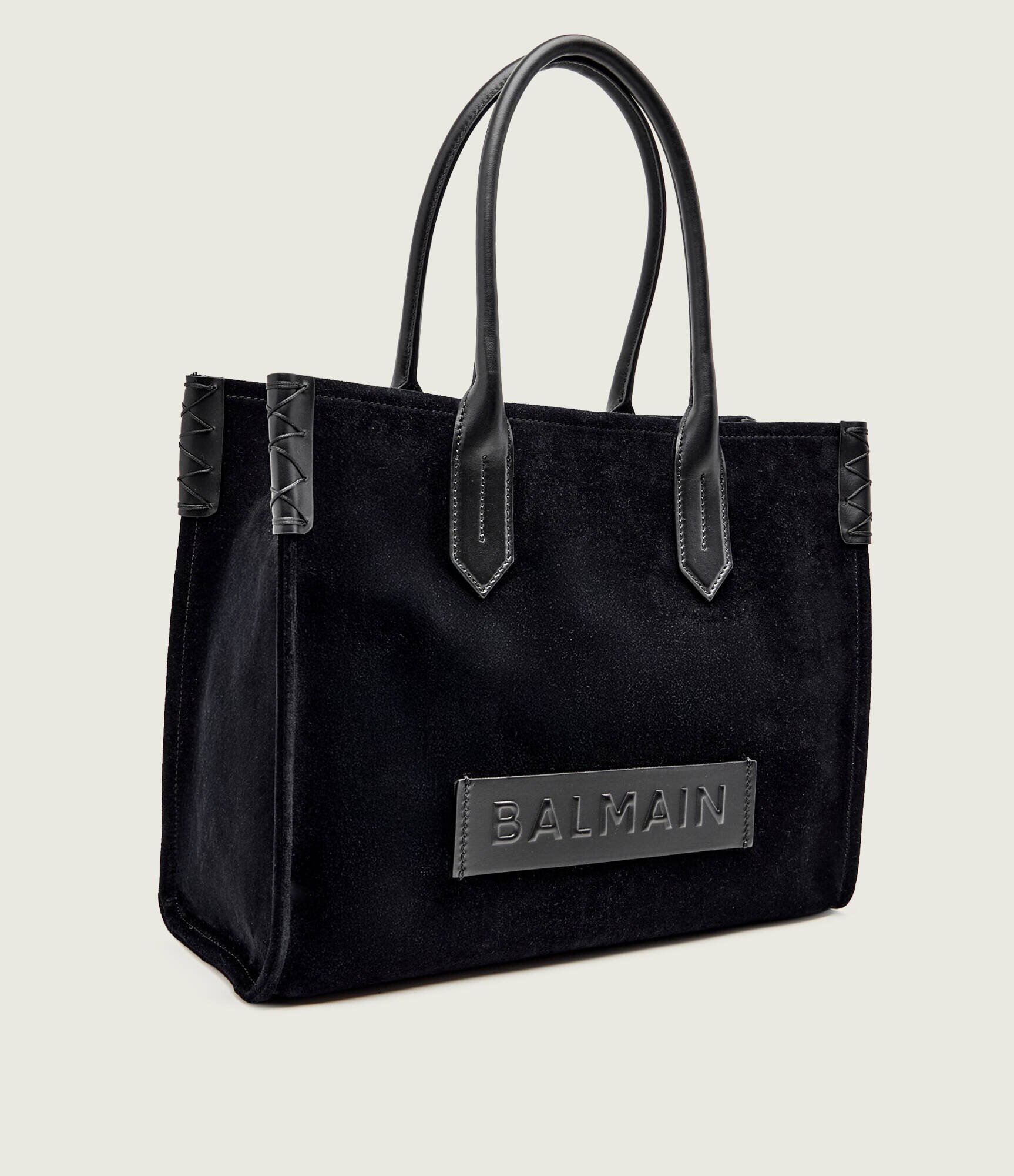 Balmain Geantă shopper B-ARMY 36 | piele întoarsă