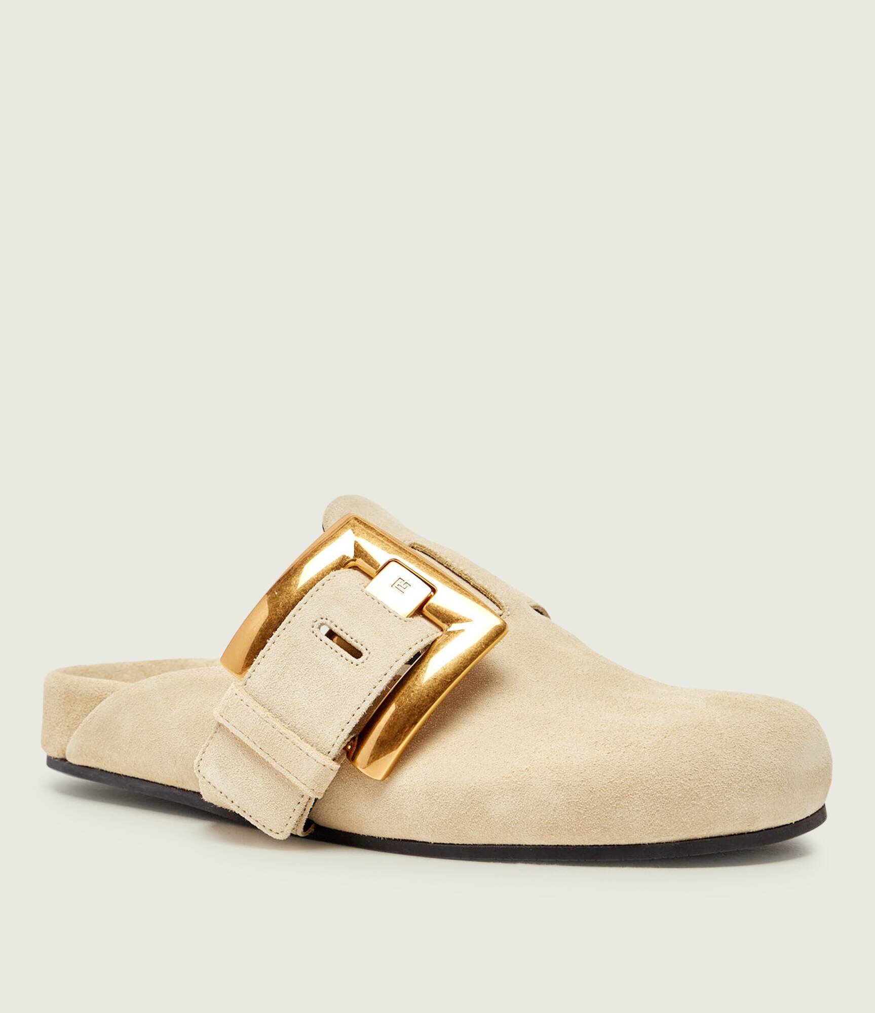Balmain Mules (încălțăminte) | piele întoarsă