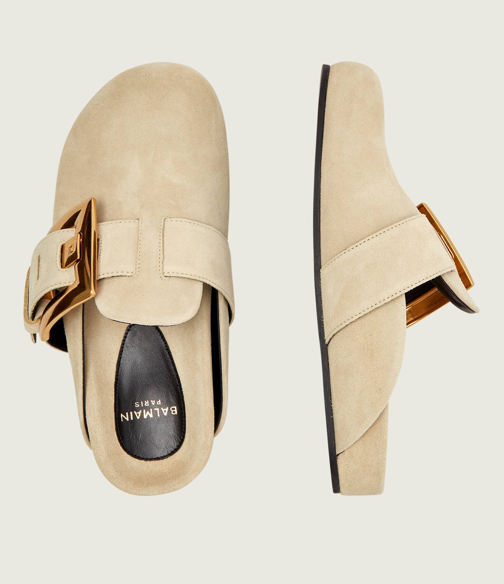 Balmain Mules (încălțăminte) | piele întoarsă