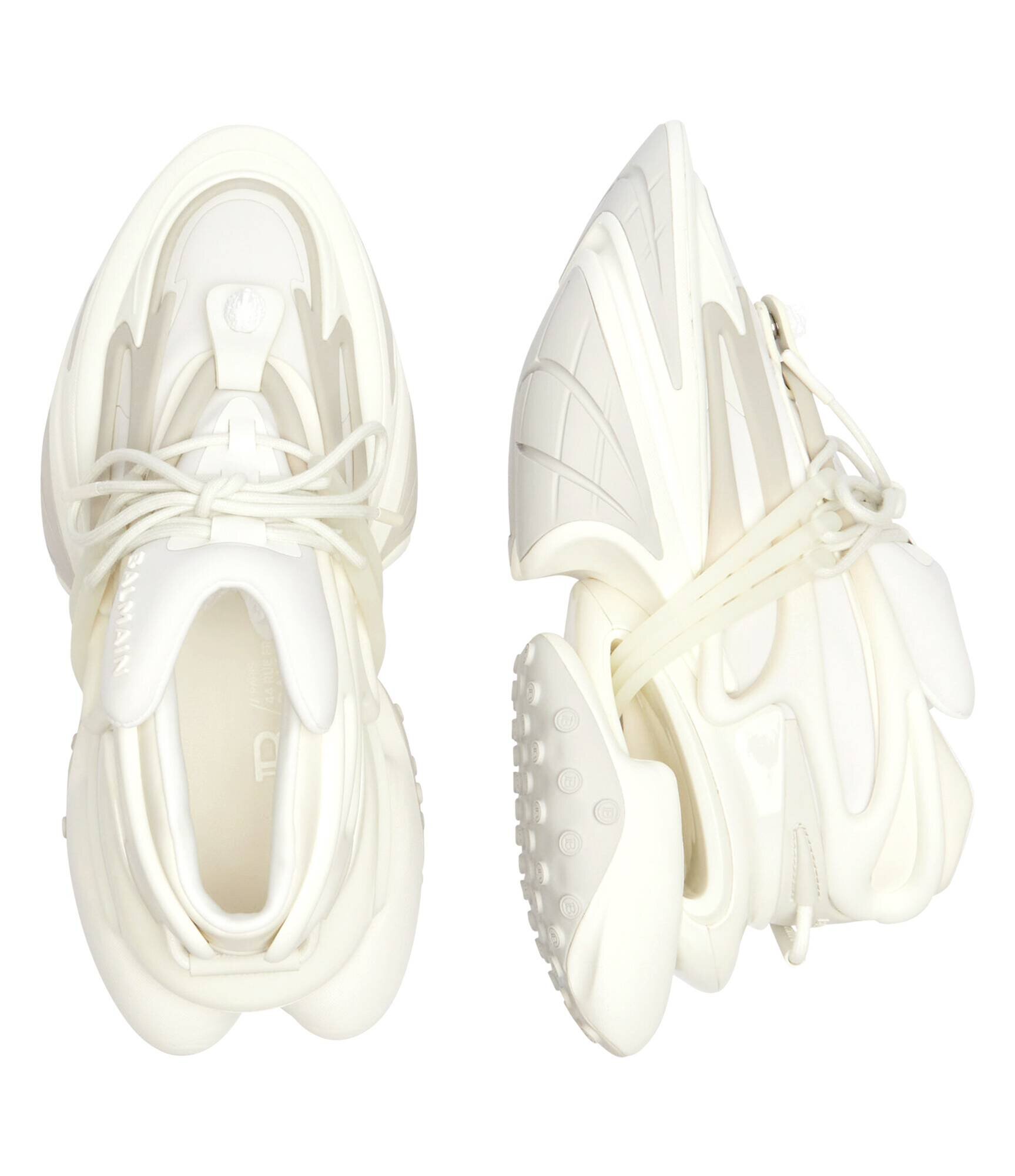 Balmain Sneakers cu adaos de piele