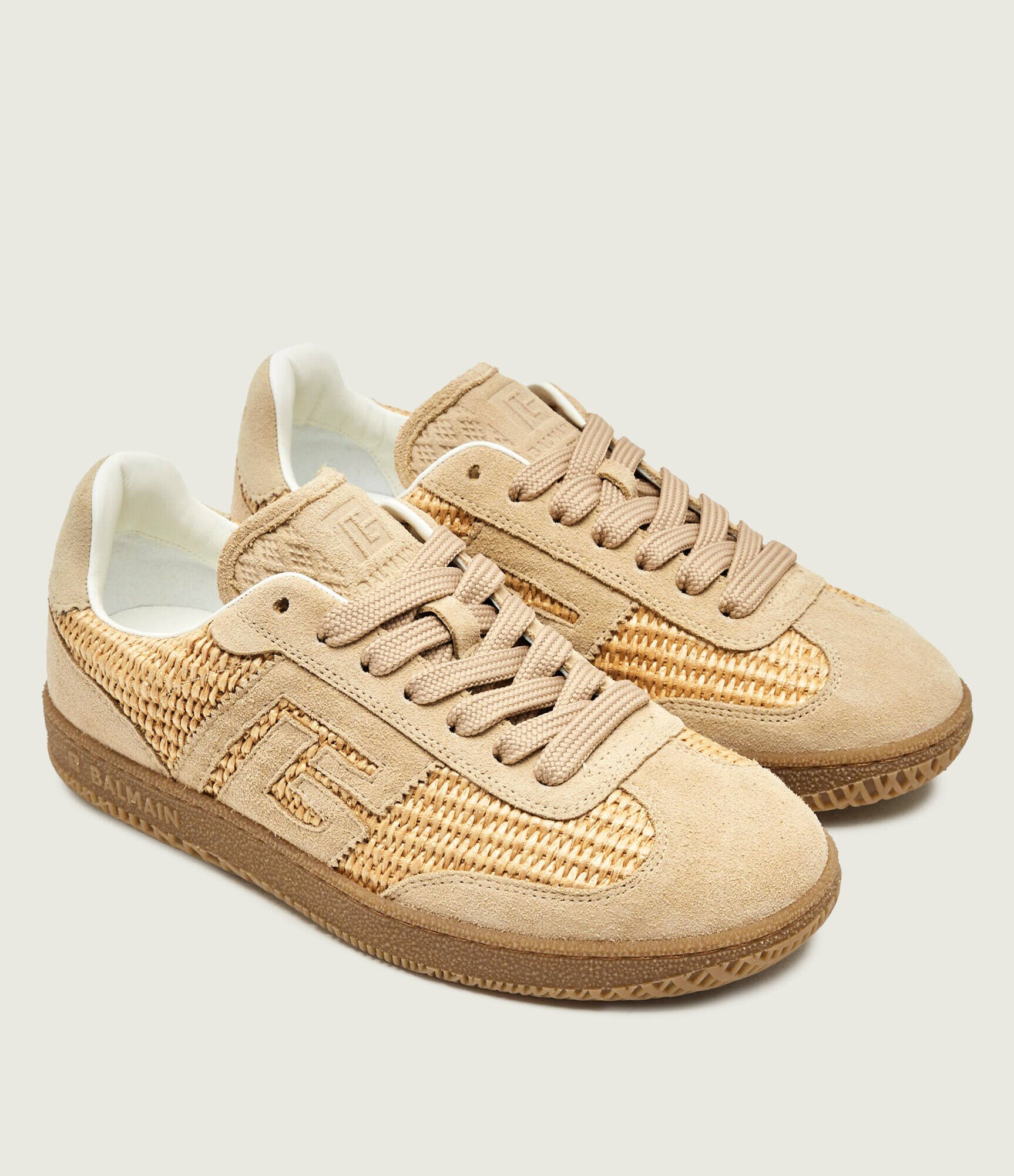 Balmain Sneakers | piele întoarsă