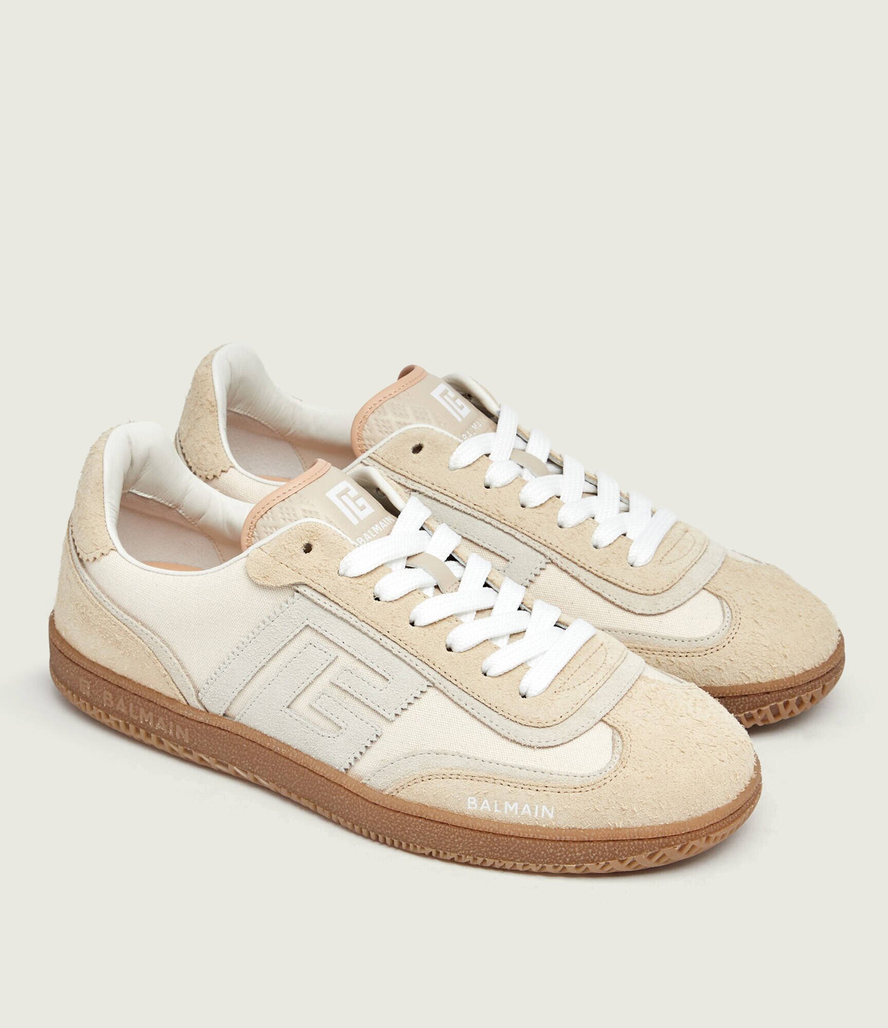 Balmain Sneakers | piele întoarsă