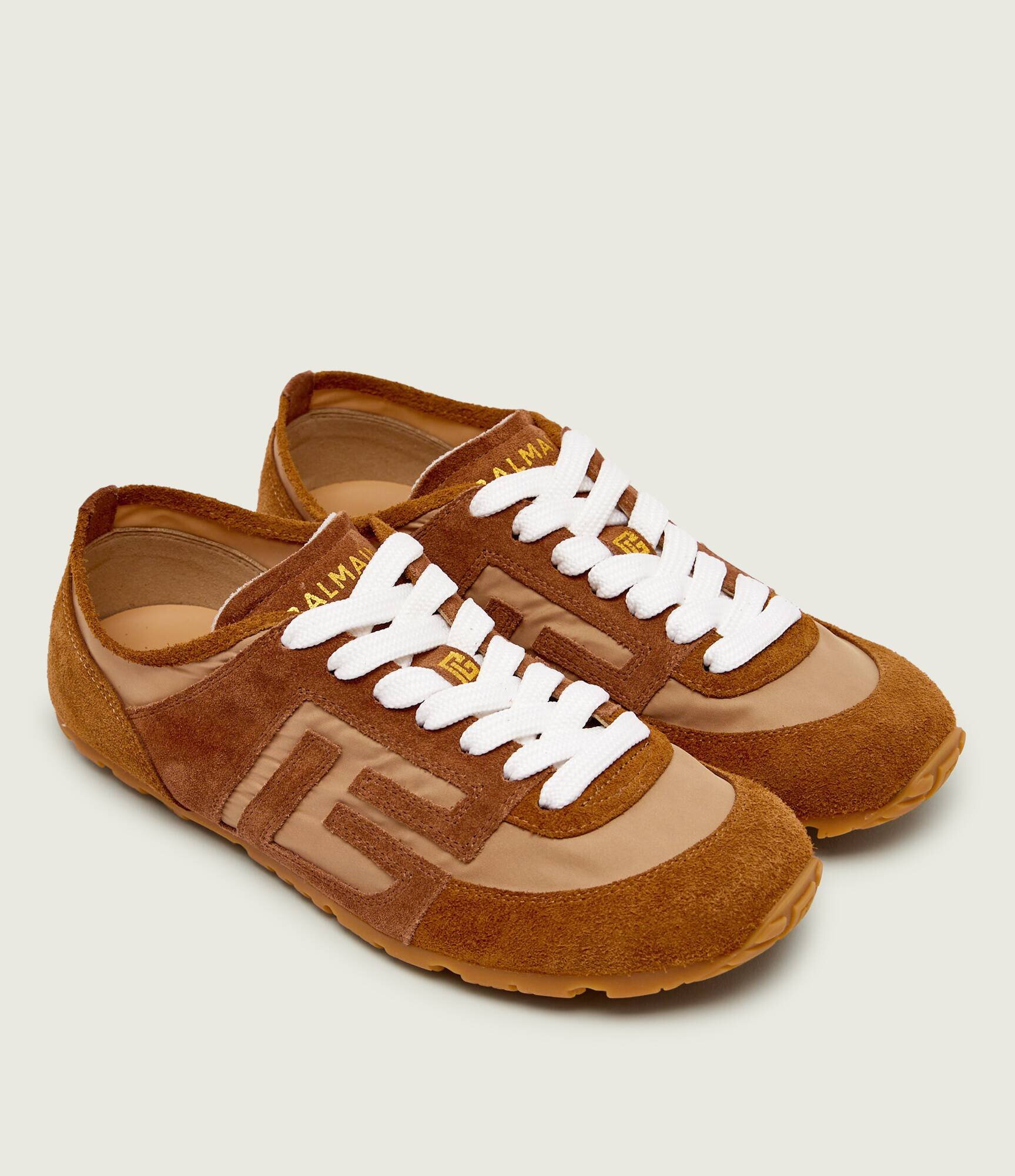 Balmain Sneakers | piele întoarsă