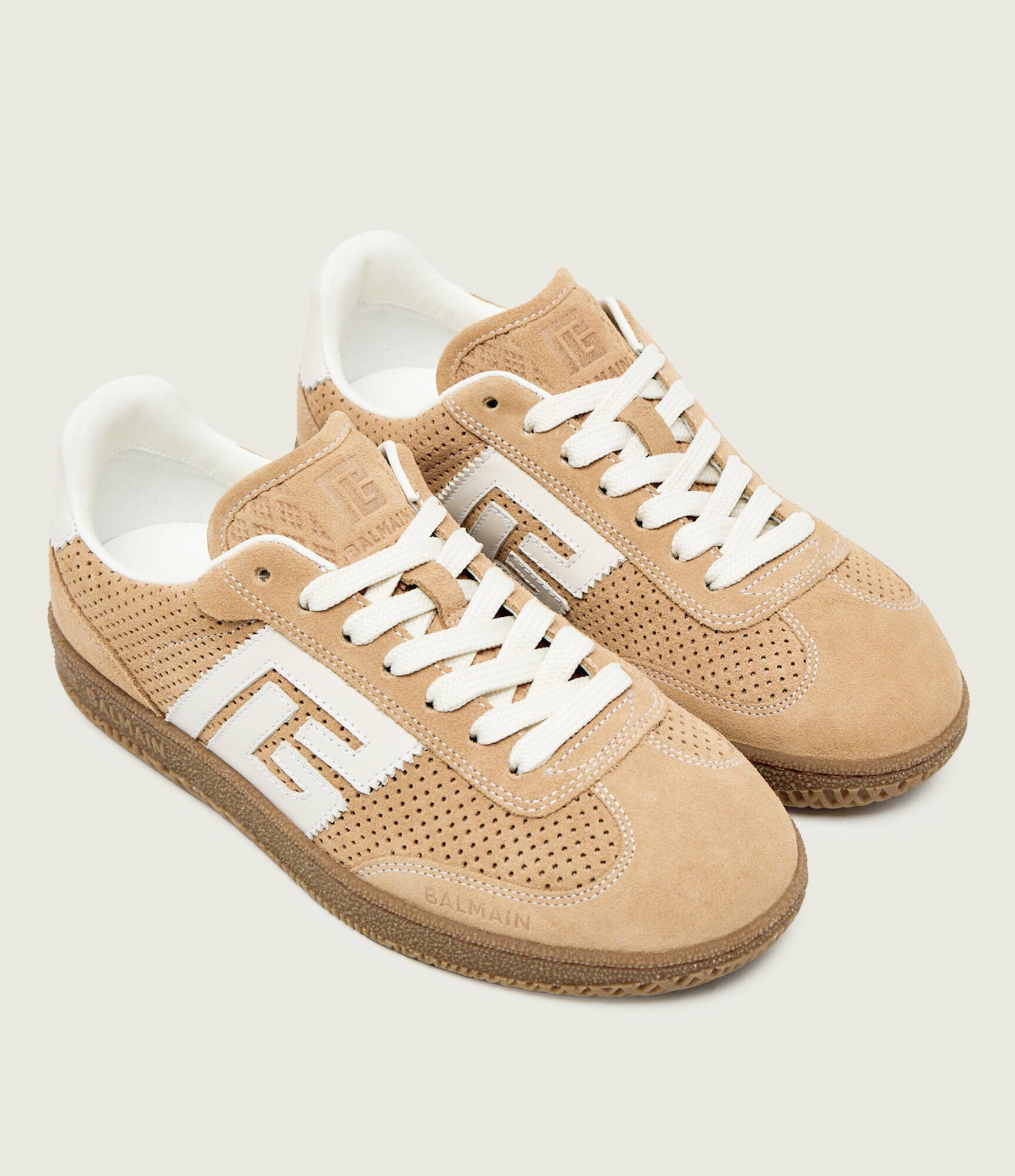 Balmain Sneakers | piele întoarsă