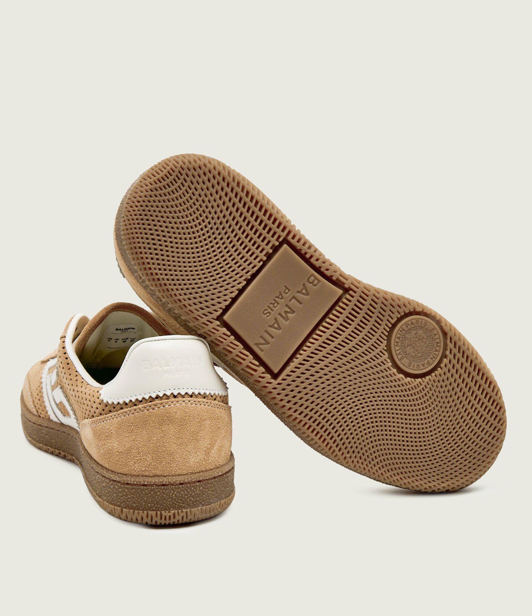 Balmain Sneakers | piele întoarsă