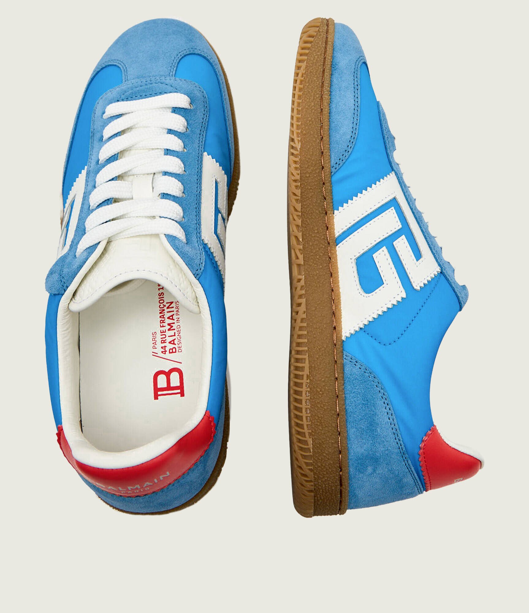 Balmain Sneakers | piele întoarsă