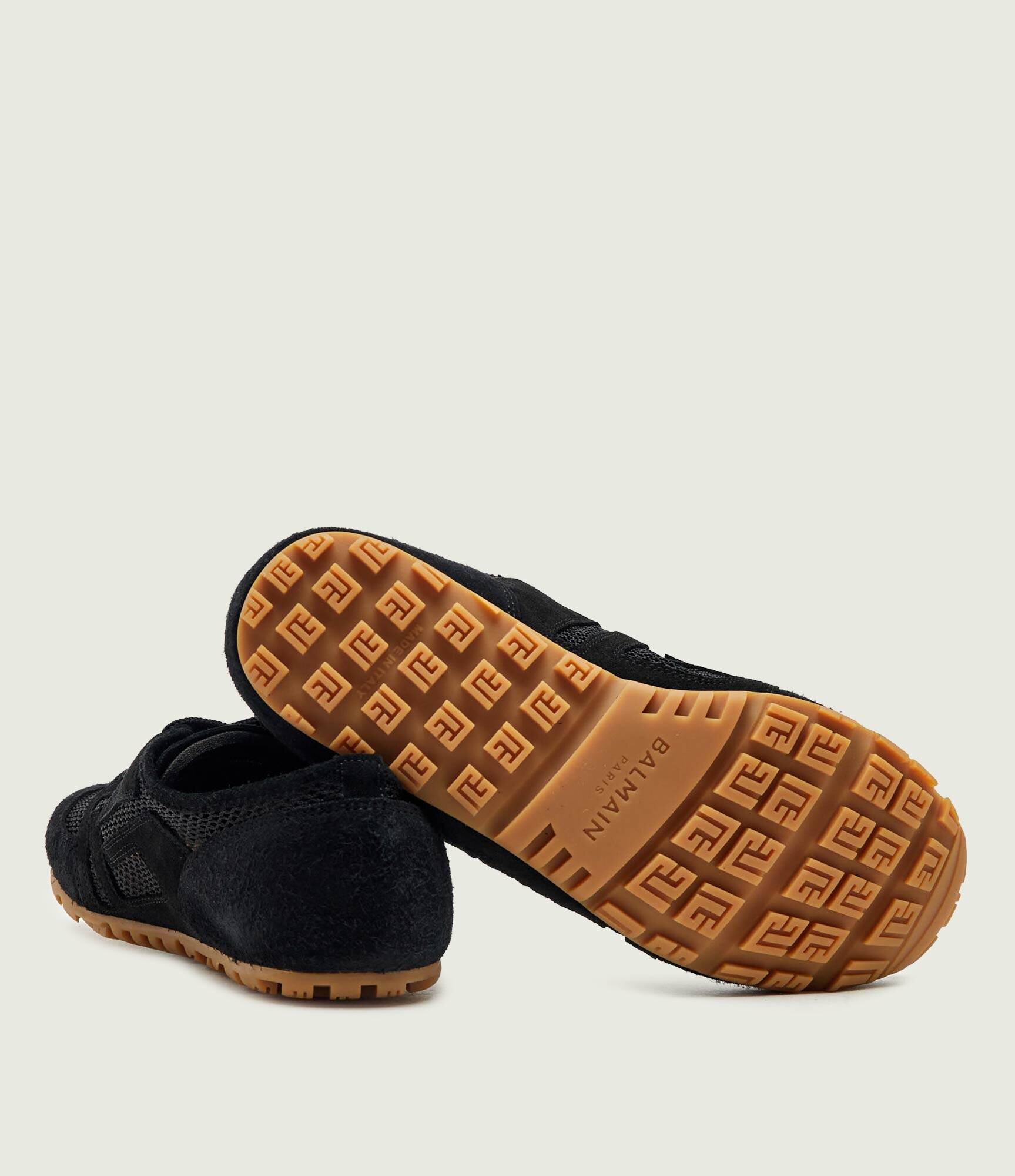 Balmain Sneakers Racer 45 | piele întoarsă