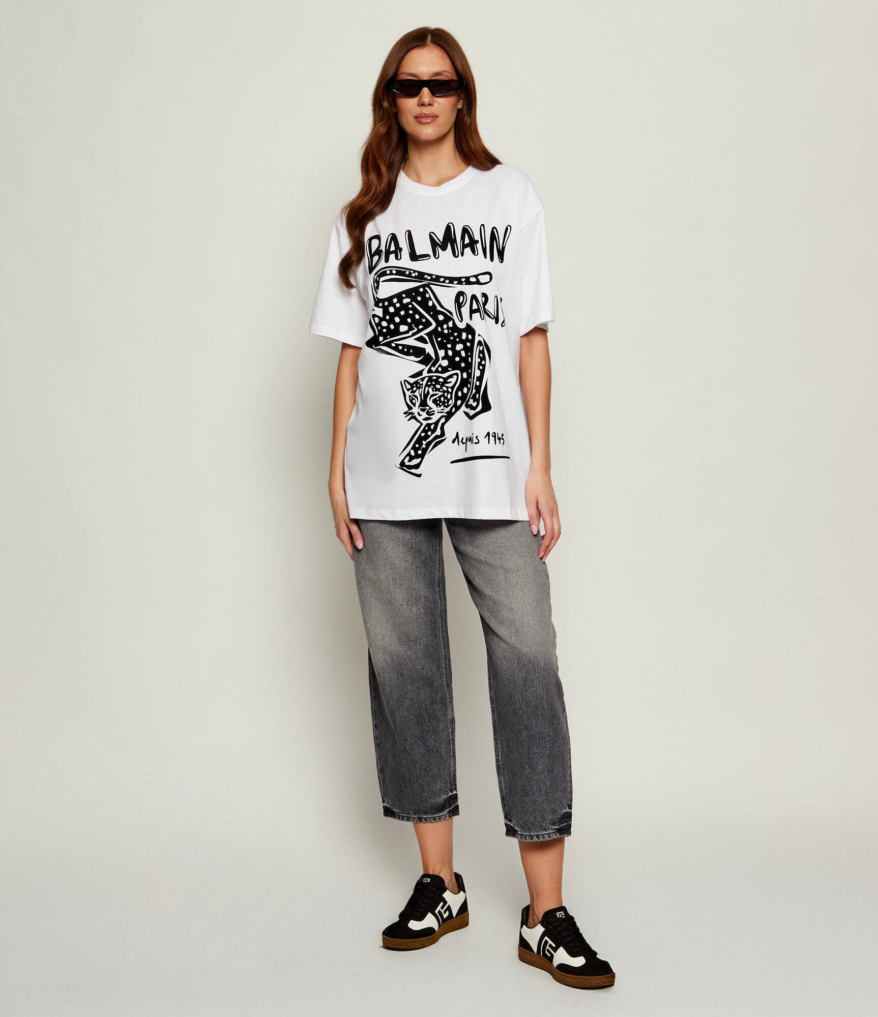 Balmain Teniși din piele