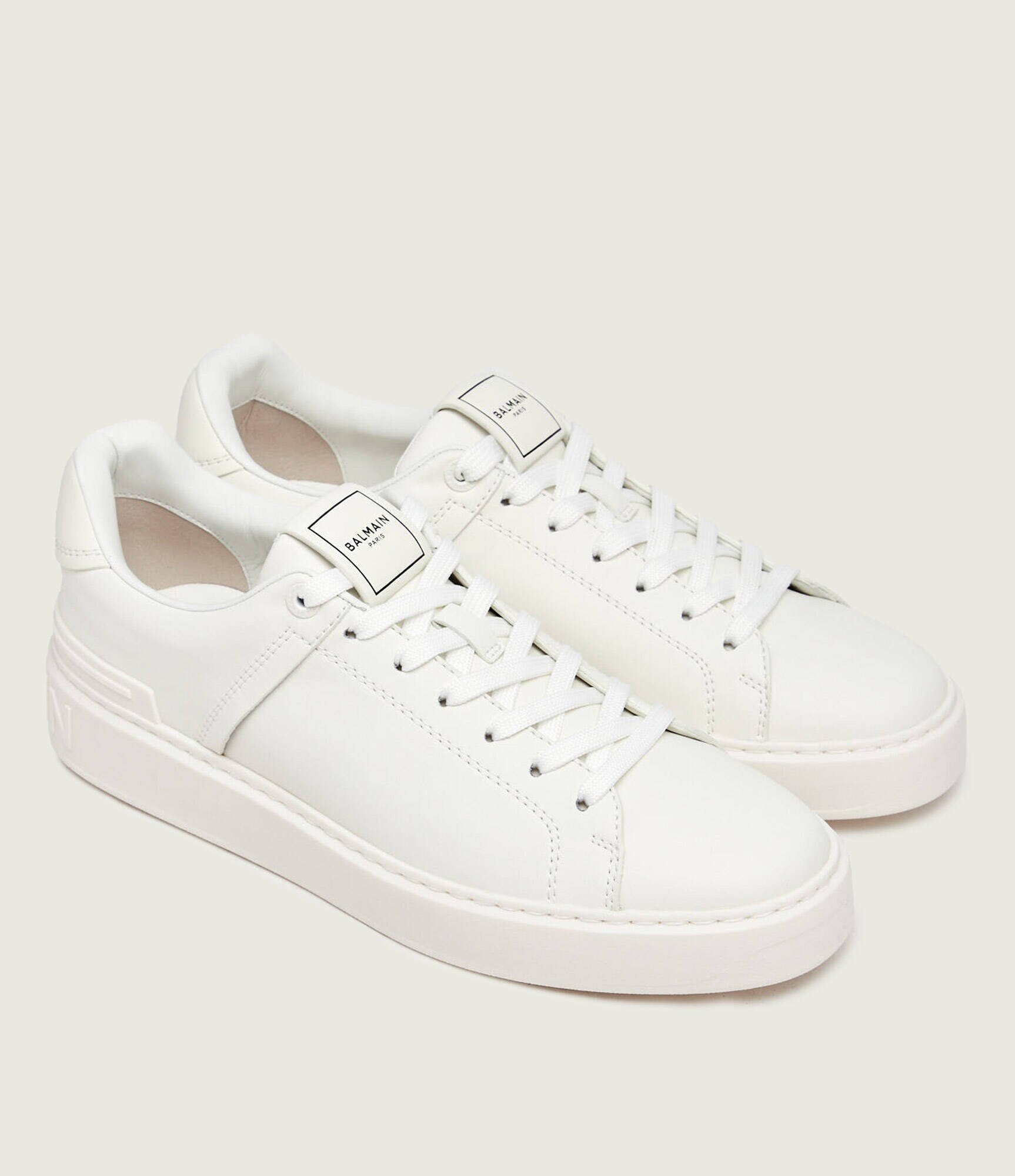 Balmain Teniși din piele B-COURT