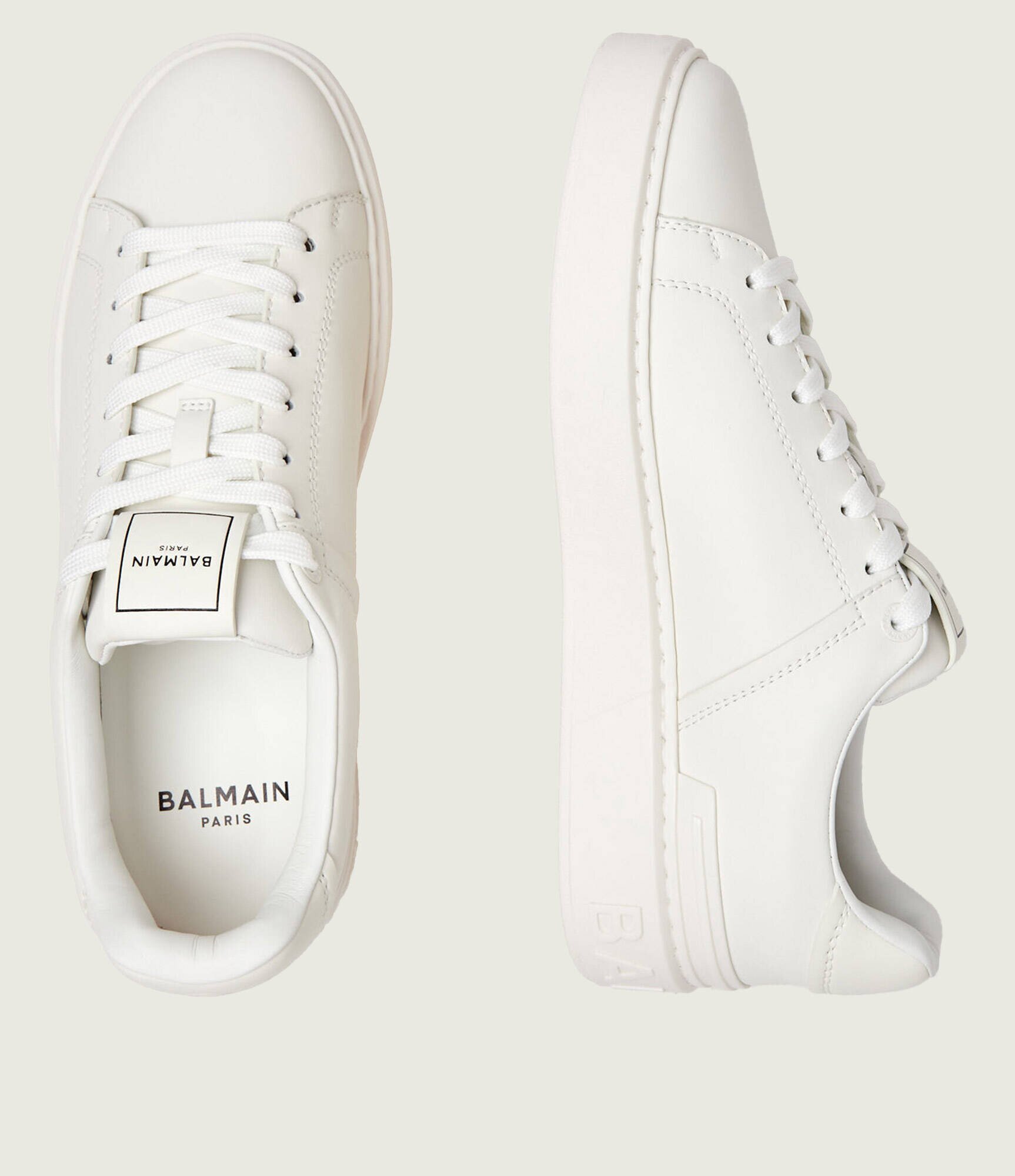 Balmain Teniși din piele B-COURT