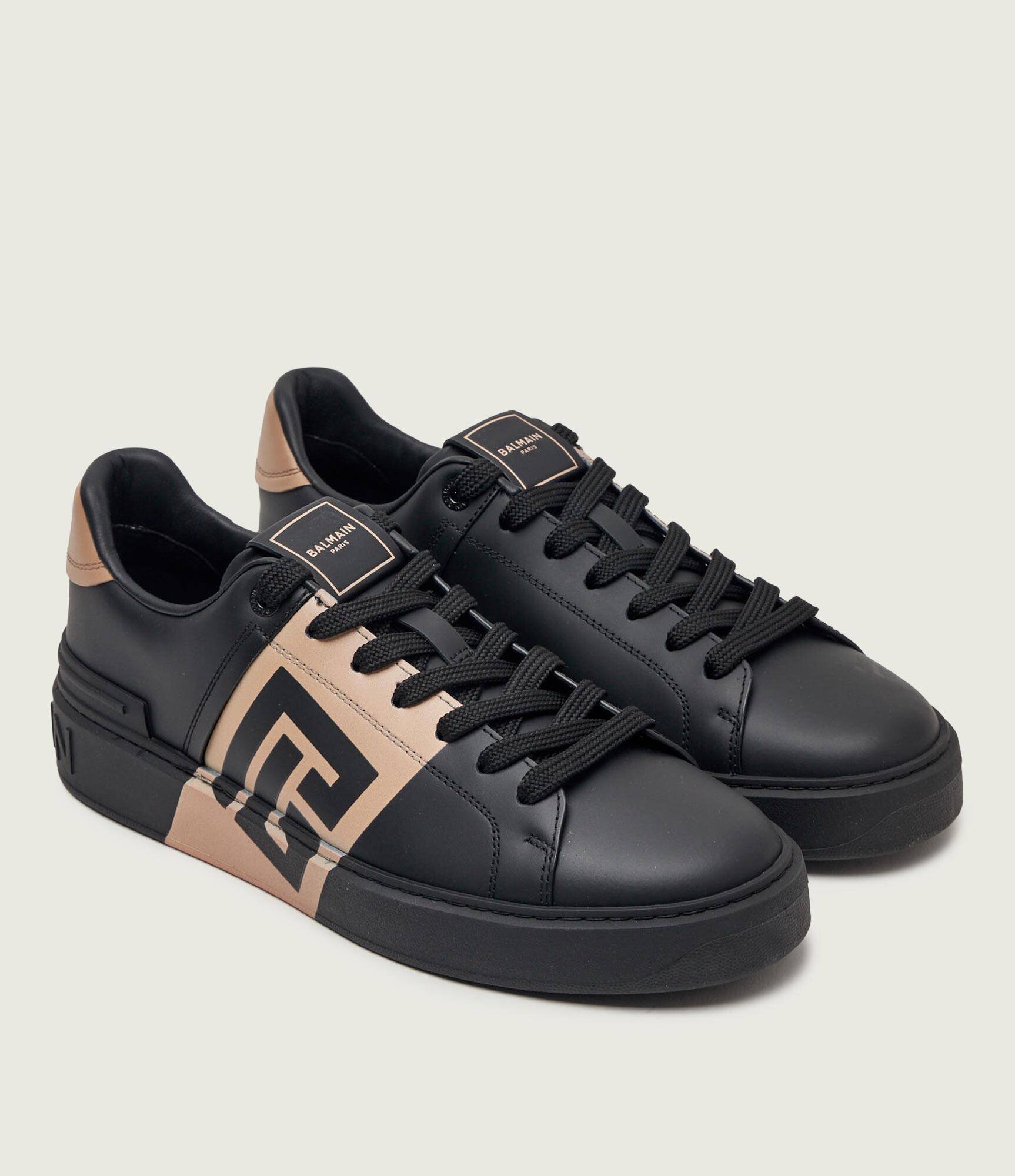 Balmain Teniși din piele B-COURT