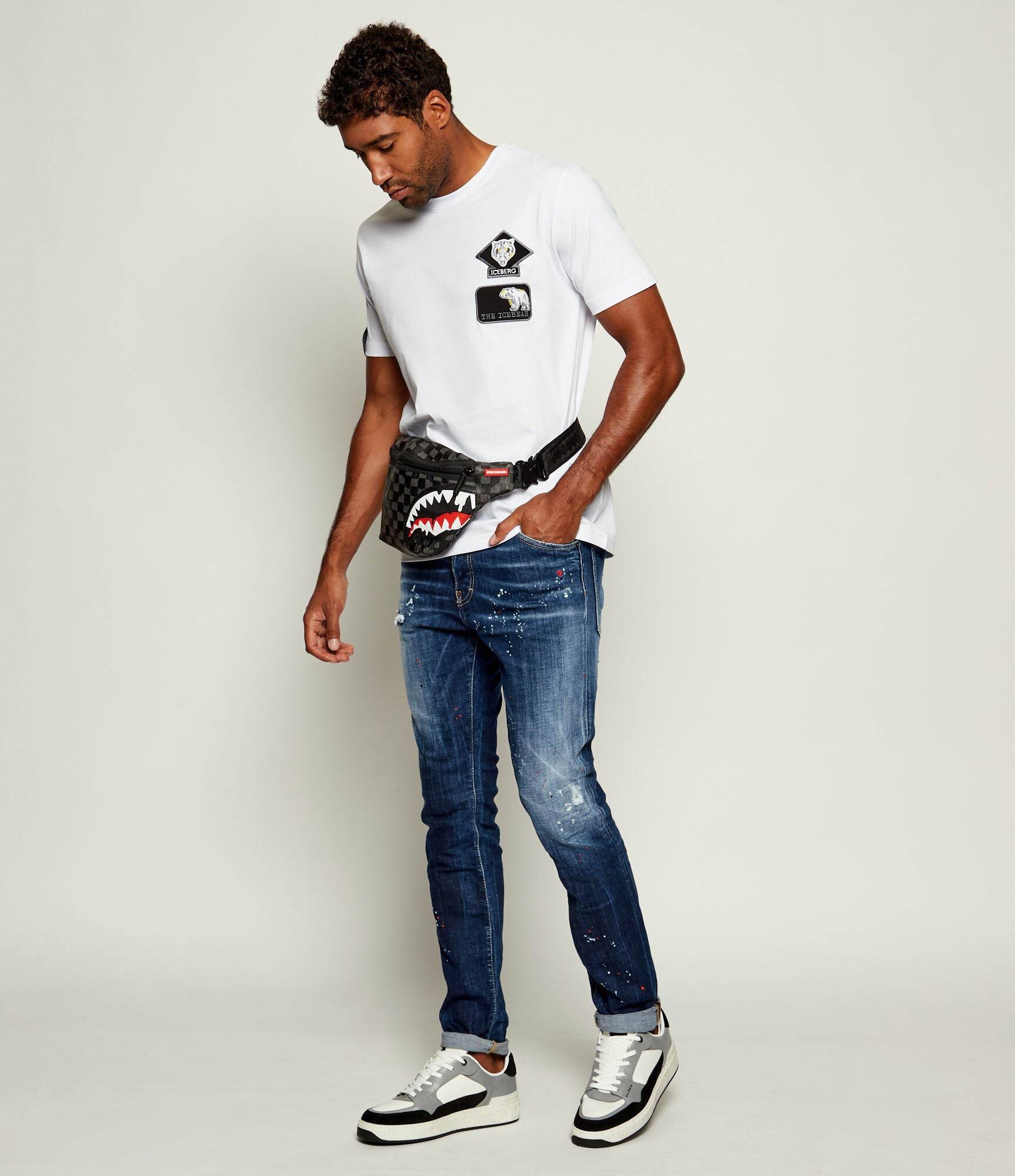Balmain Teniși din piele B-COURT