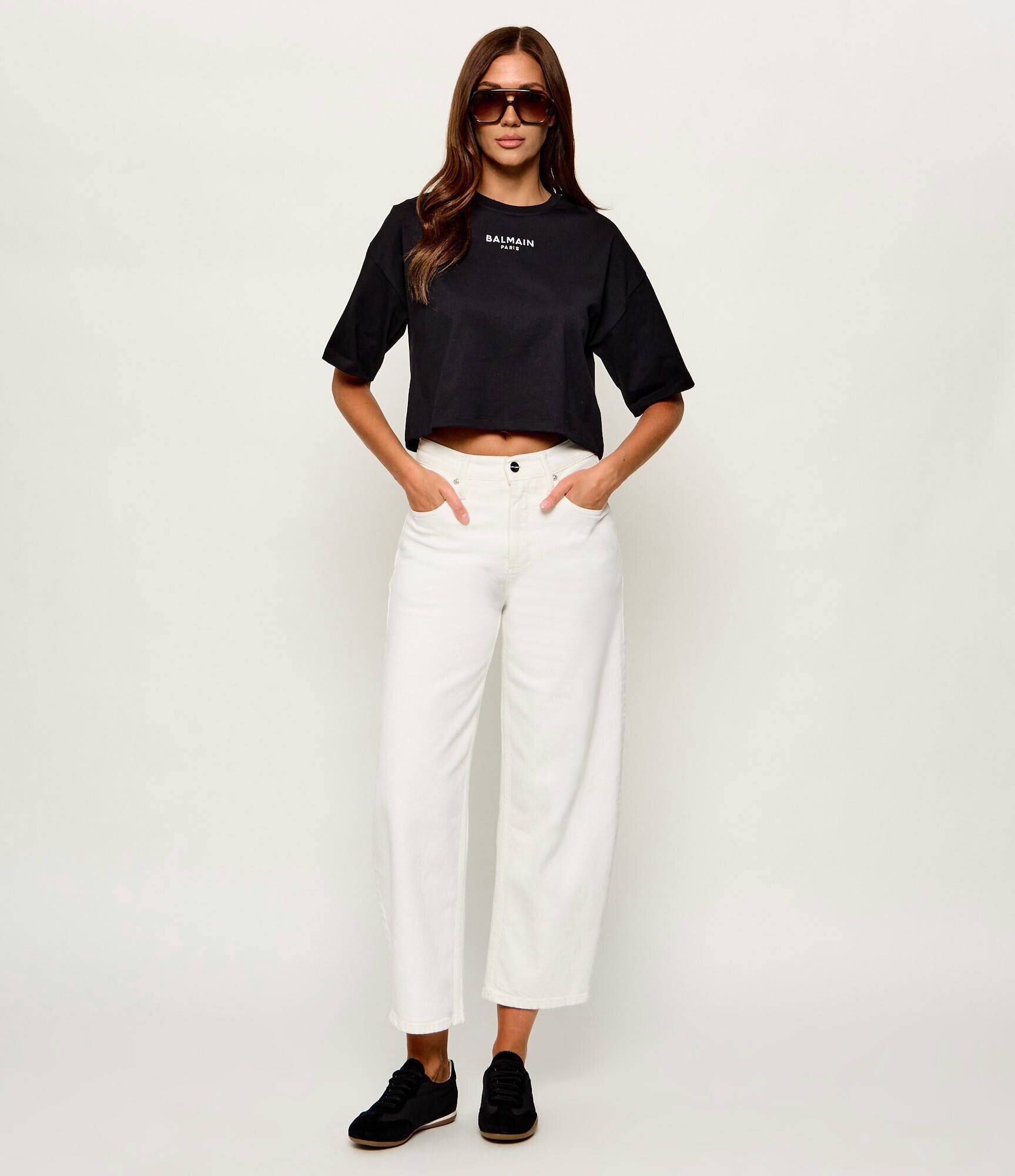 Balmain Tricou | Cropped Fit