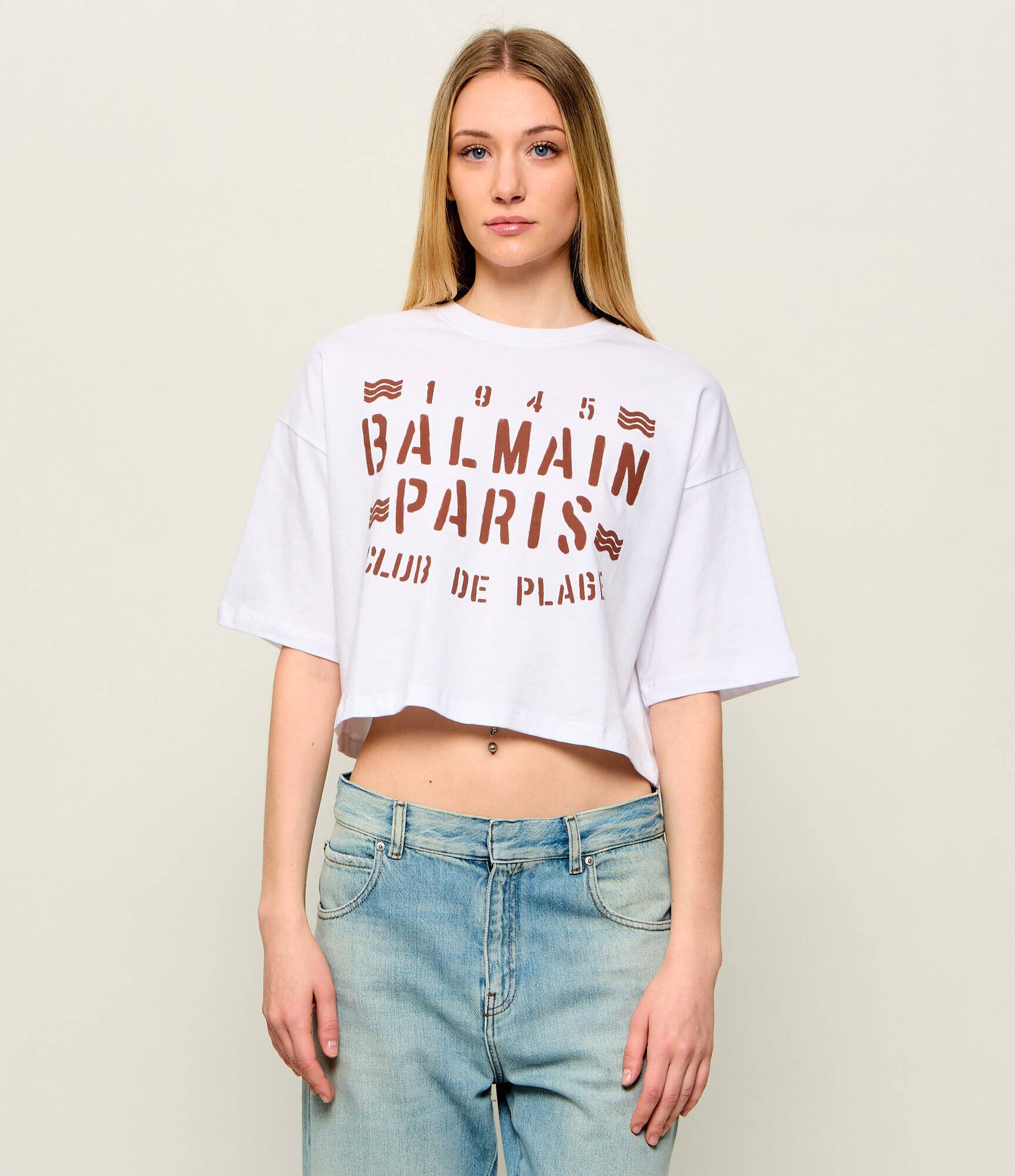 Balmain Tricou | Cropped Fit