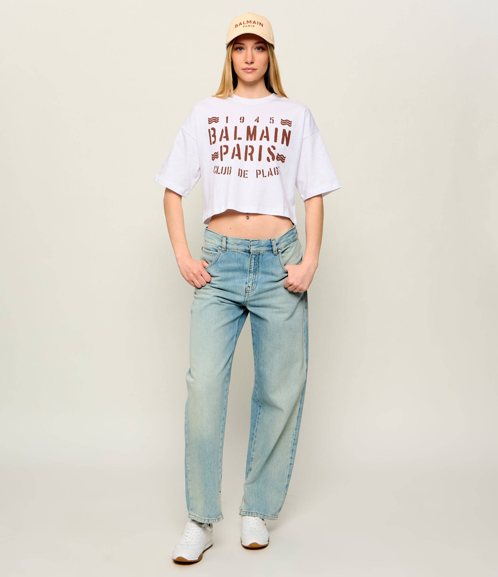 Balmain Tricou | Cropped Fit
