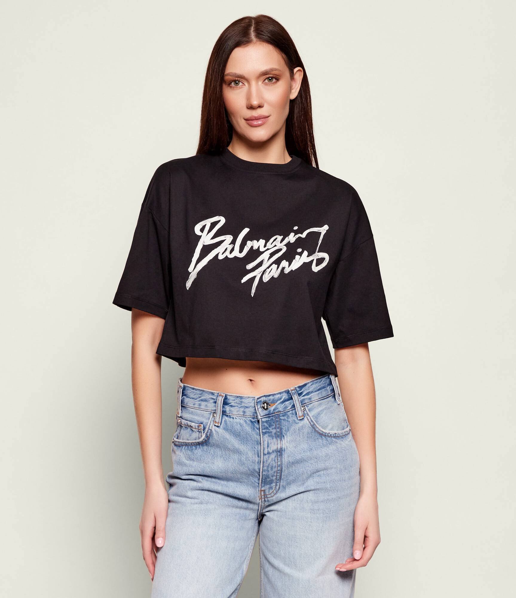 Balmain Tricou | Cropped Fit