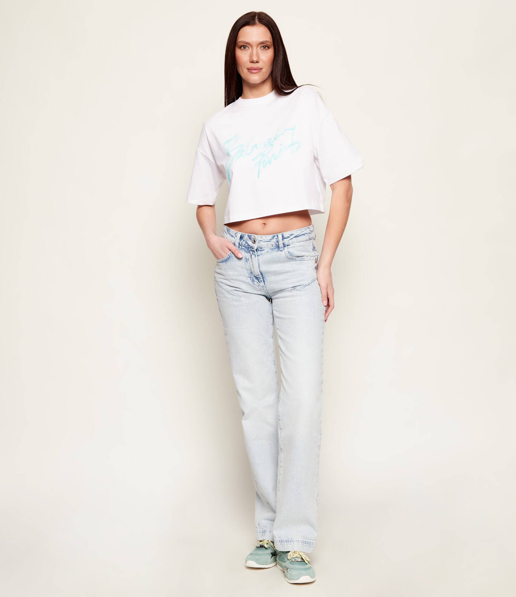 Balmain Tricou | Cropped Fit